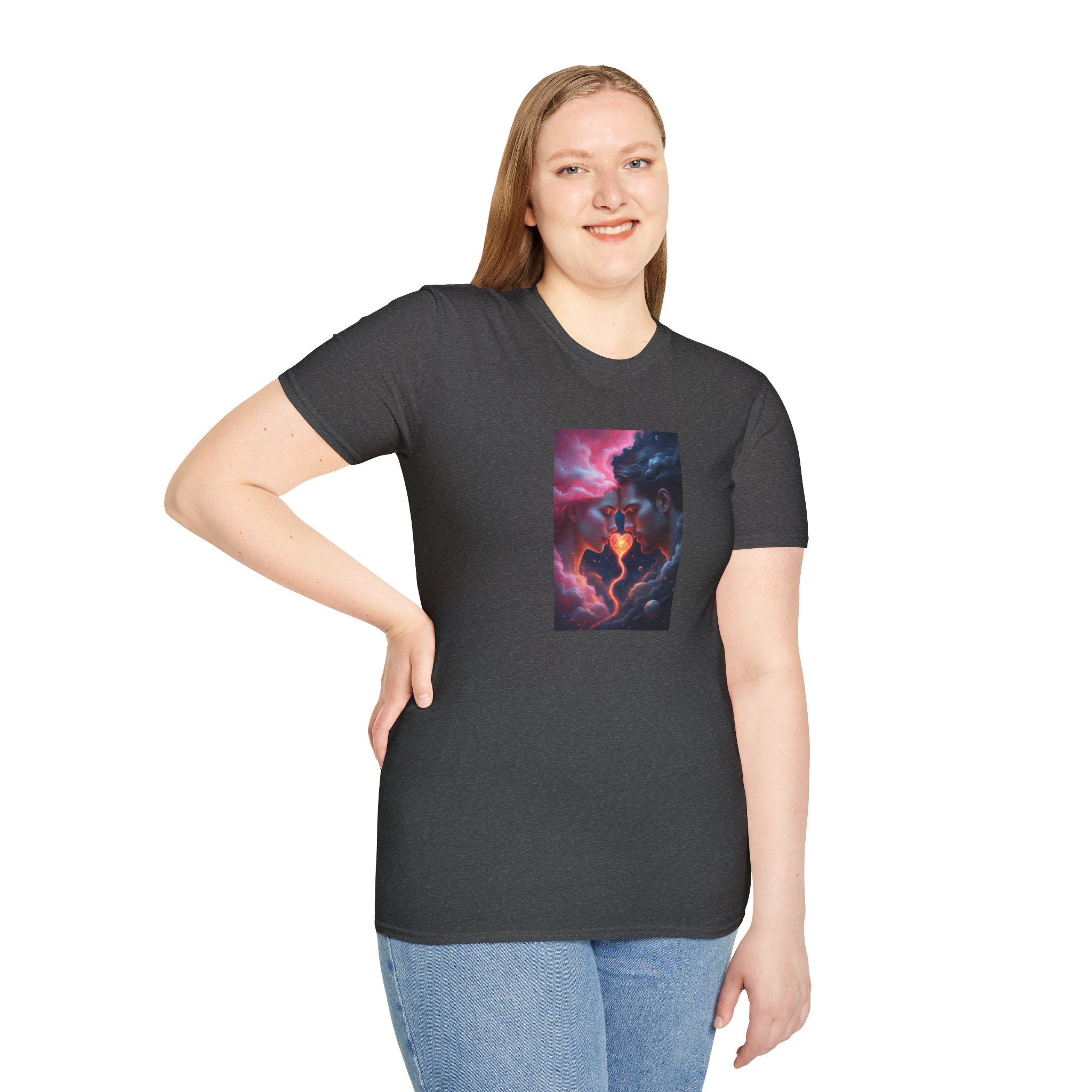 Cosmic Energy Unisex T-Shirt, Graphic Tee, Nostalgic Apparel, Unique Art Shirt, Gift for Space Lovers, Fantasy Fashion