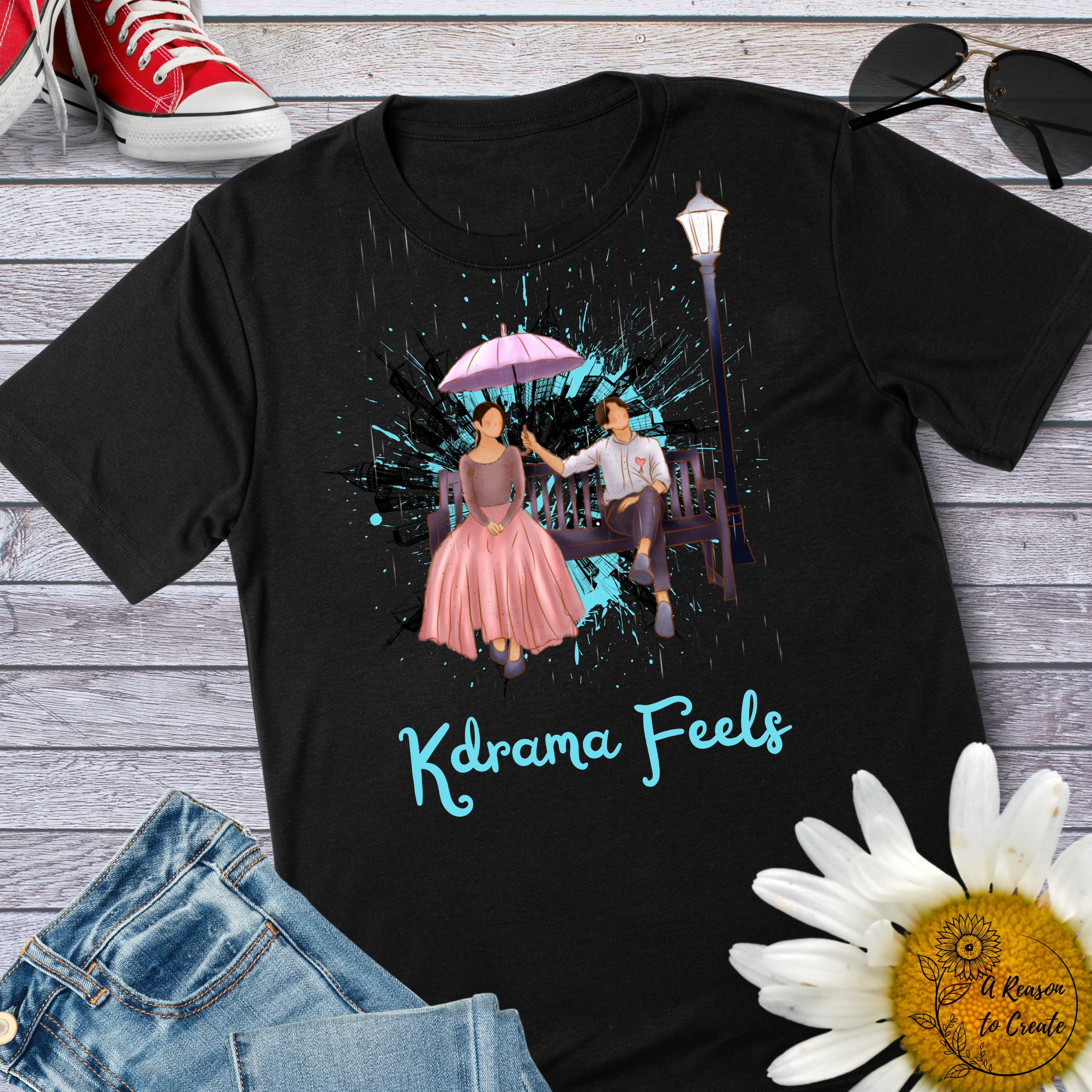 Kdrama Feels Unisex T-Shirt, Softstyle Tee, Gift for Kdrama Lovers, Cute Fan Merchandise, Casual Everyday Wear product thumbnail image