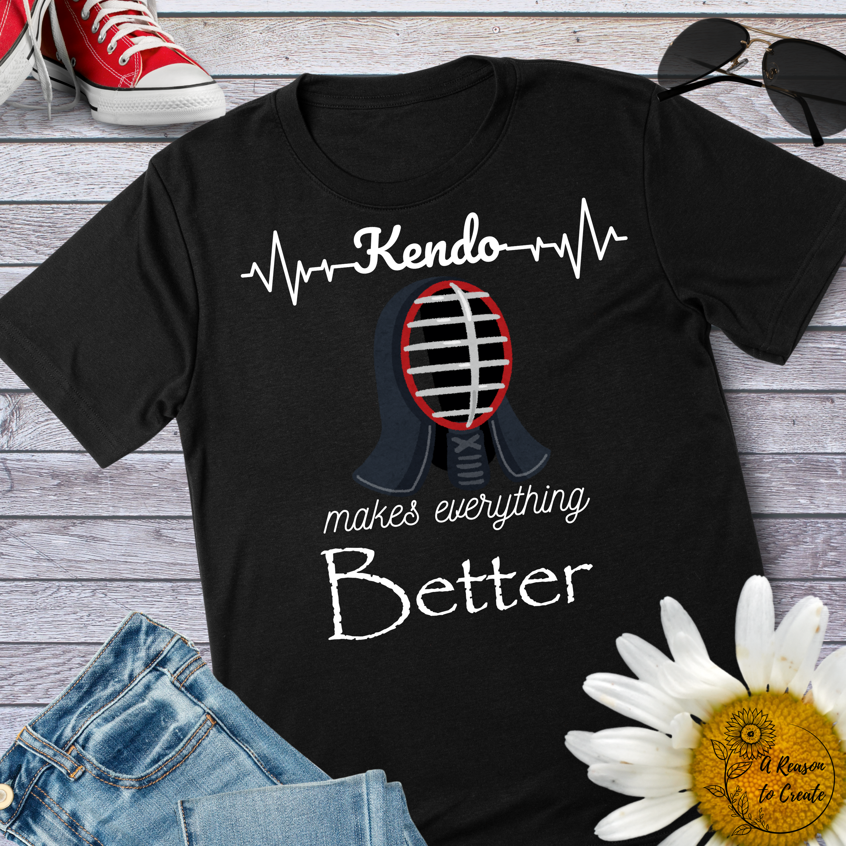 Kendo Makes Everything Better Tee, Unisex Cotton Tee, Gift for Martial Arts Lovers, Sports Shirt, Casual Wear, Birthday Gift