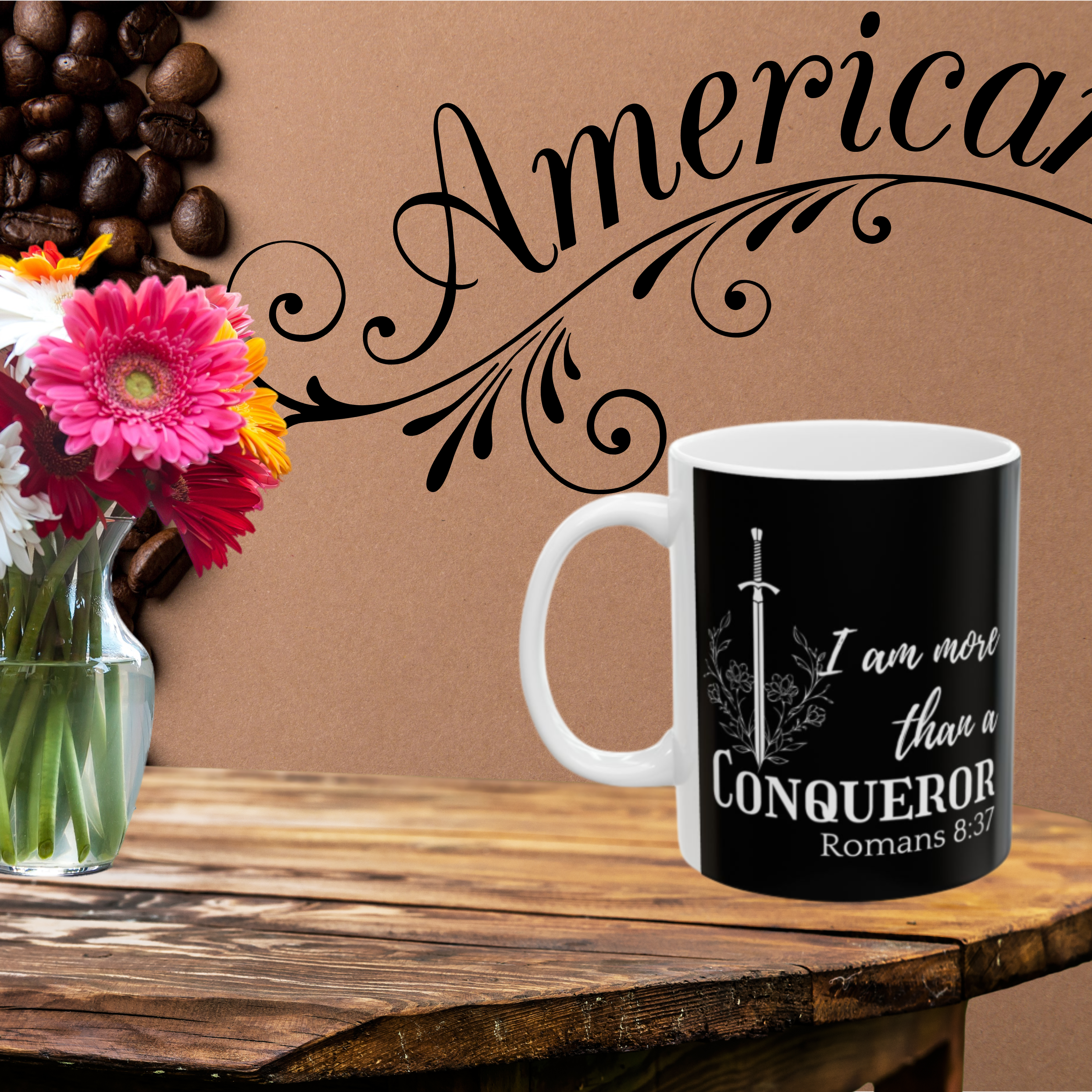 Inspirational mug, Bible Verse cup, Christian coffee cup, Motivational Quote, Gift for Faith