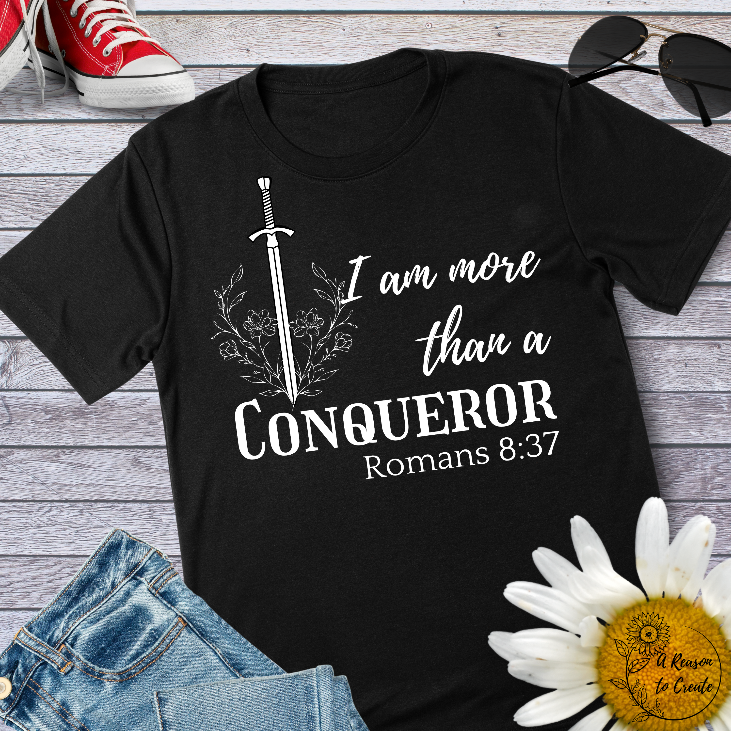 Inspirational T-Shirt, Unisex Softstyle Tee, Bible Verse Shirt, Christian Apparel, Motivational Quote Tee, Gift for Faith product thumbnail image