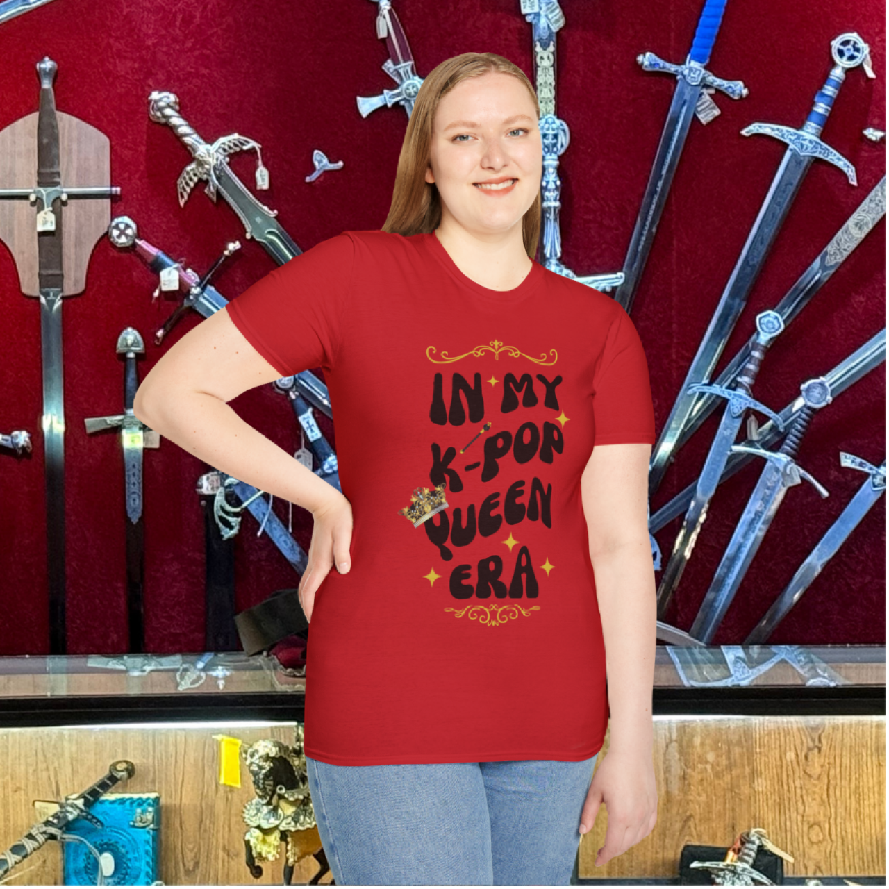In My K-Pop Queen Era T-Shirt, Unisex Tee, Music Lover Gift, Trendy Casual Wear, Birthday Present, Concert Outfit product thumbnail image