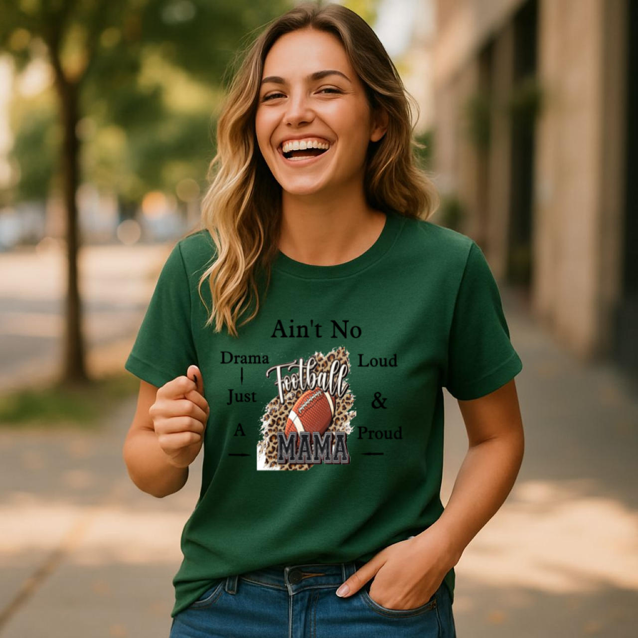 Football Mama Tee - Unisex Tee product thumbnail image Football Mama Tee - Unisex Tee product thumbnail image