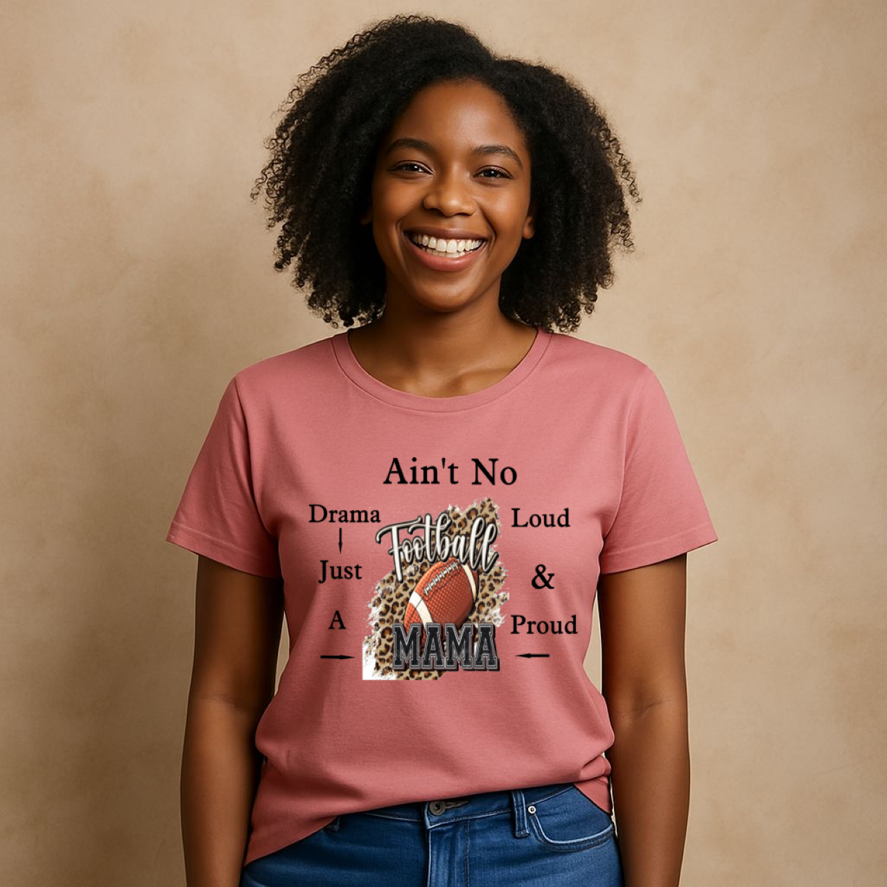 Football Mama Unisex Tee - Sports Mom Gift