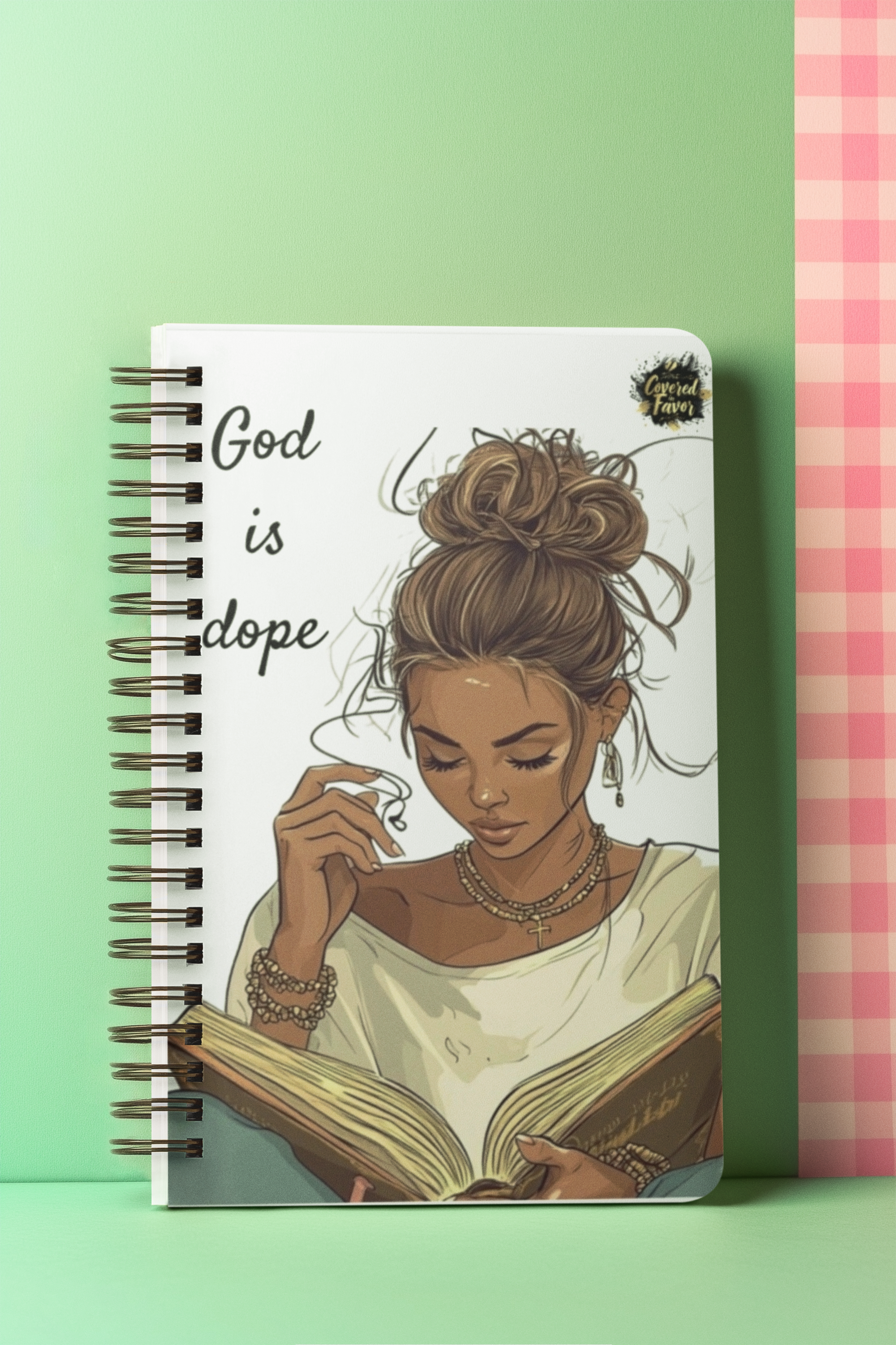 God is dope Spiral journal - Ruled Line