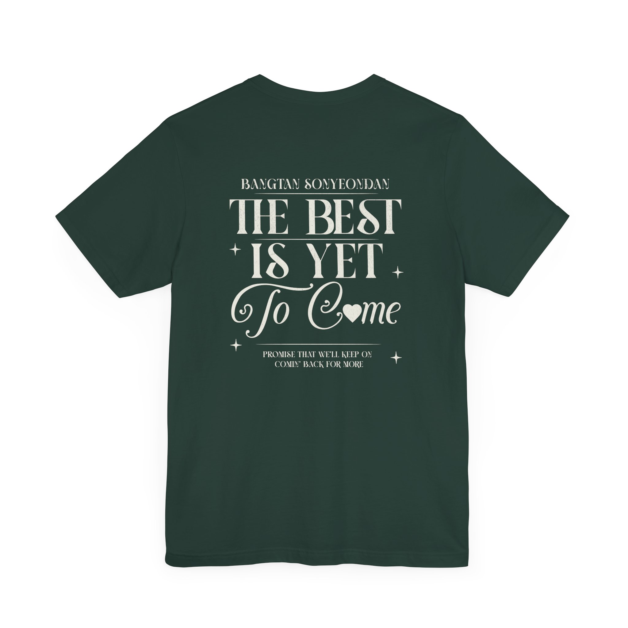 Sonyeondan Forever Unisex Tee, Printed on Front and Back, Designed for Army, by Army product thumbnail image Sonyeondan Forever Unisex Tee, Printed on Front and Back, Designed for Army, by Army product thumbnail image