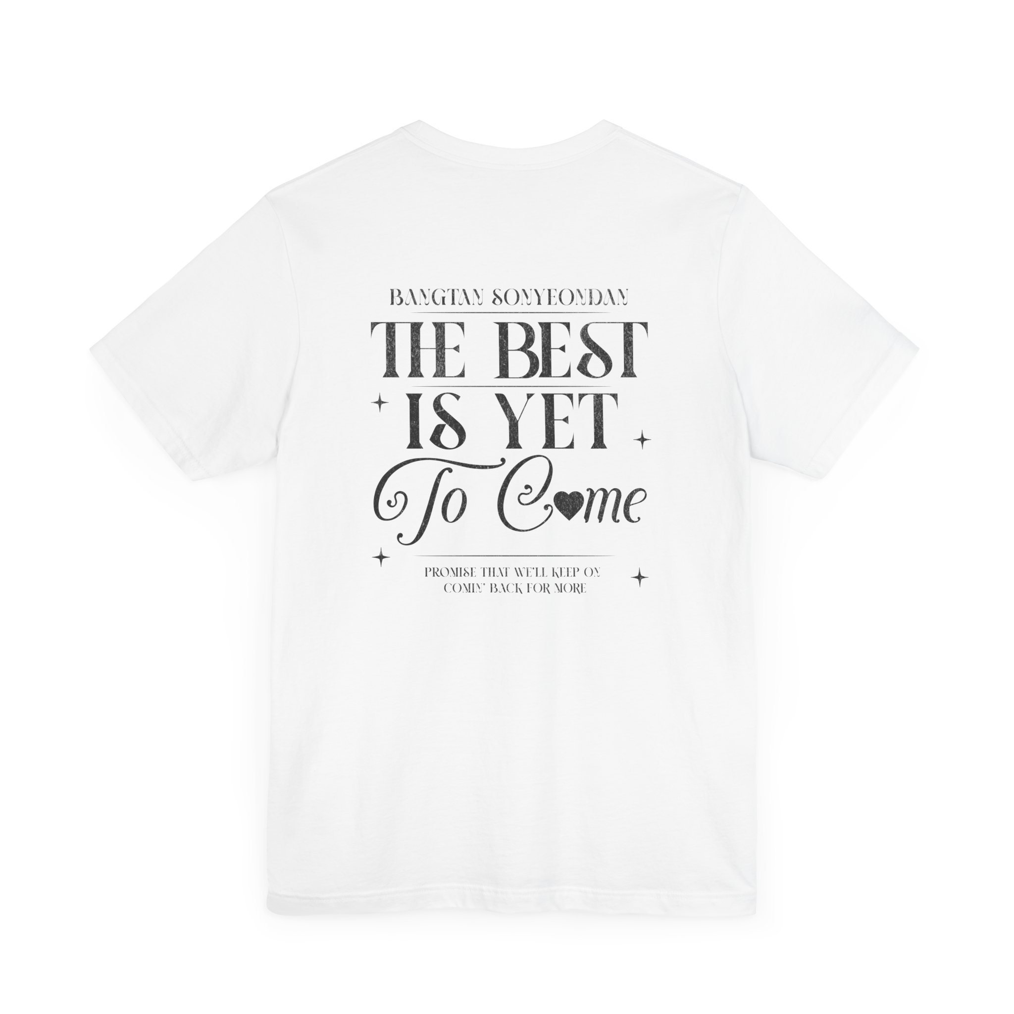 Sonyeondan Forever Unisex Tee, Printed on Front and Back, Designed for Army, by Army product thumbnail image Sonyeondan Forever Unisex Tee, Printed on Front and Back, Designed for Army, by Army product thumbnail image