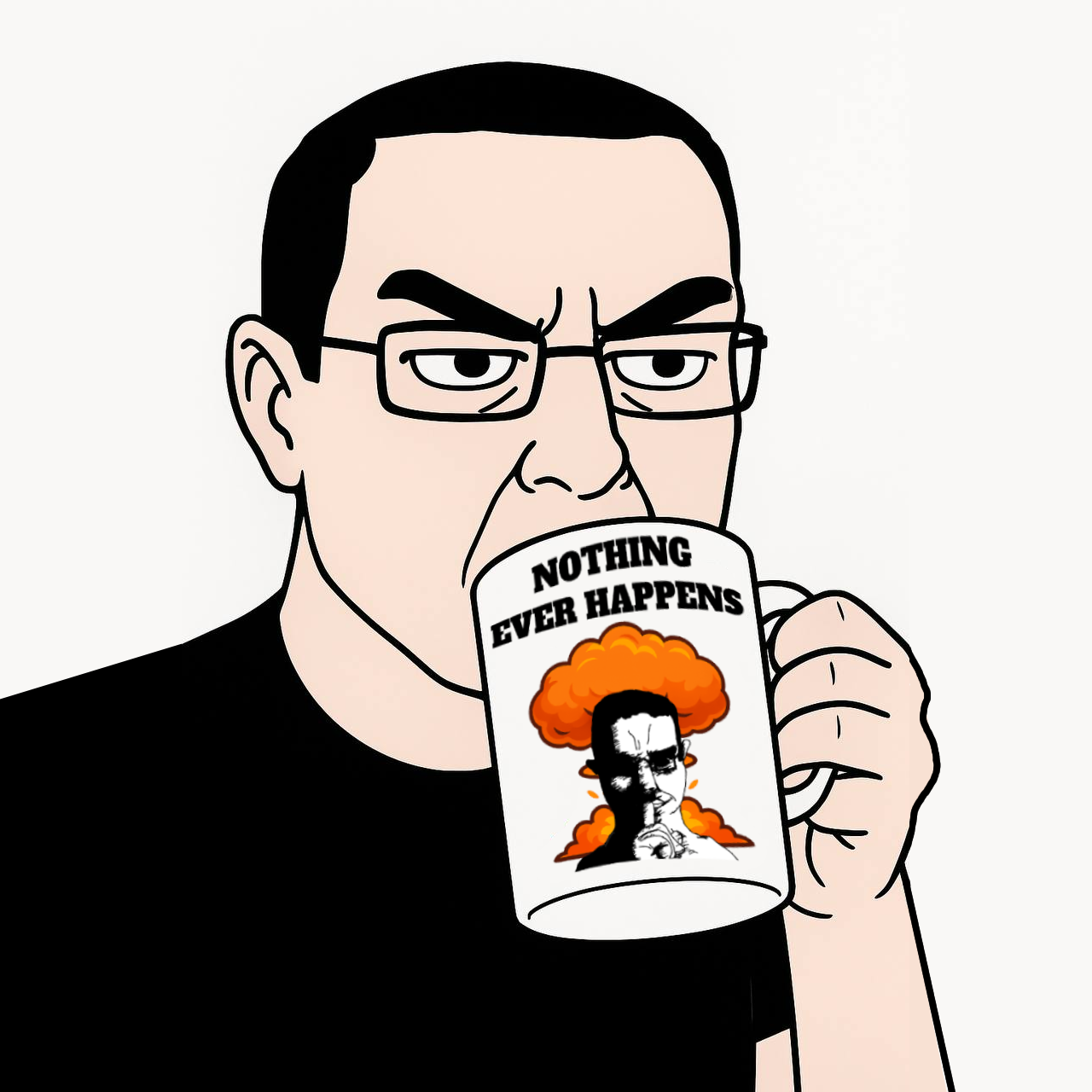 (USA) Nothing Ever Happens Chud Mug product thumbnail image (USA) Nothing Ever Happens Chud Mug product thumbnail image