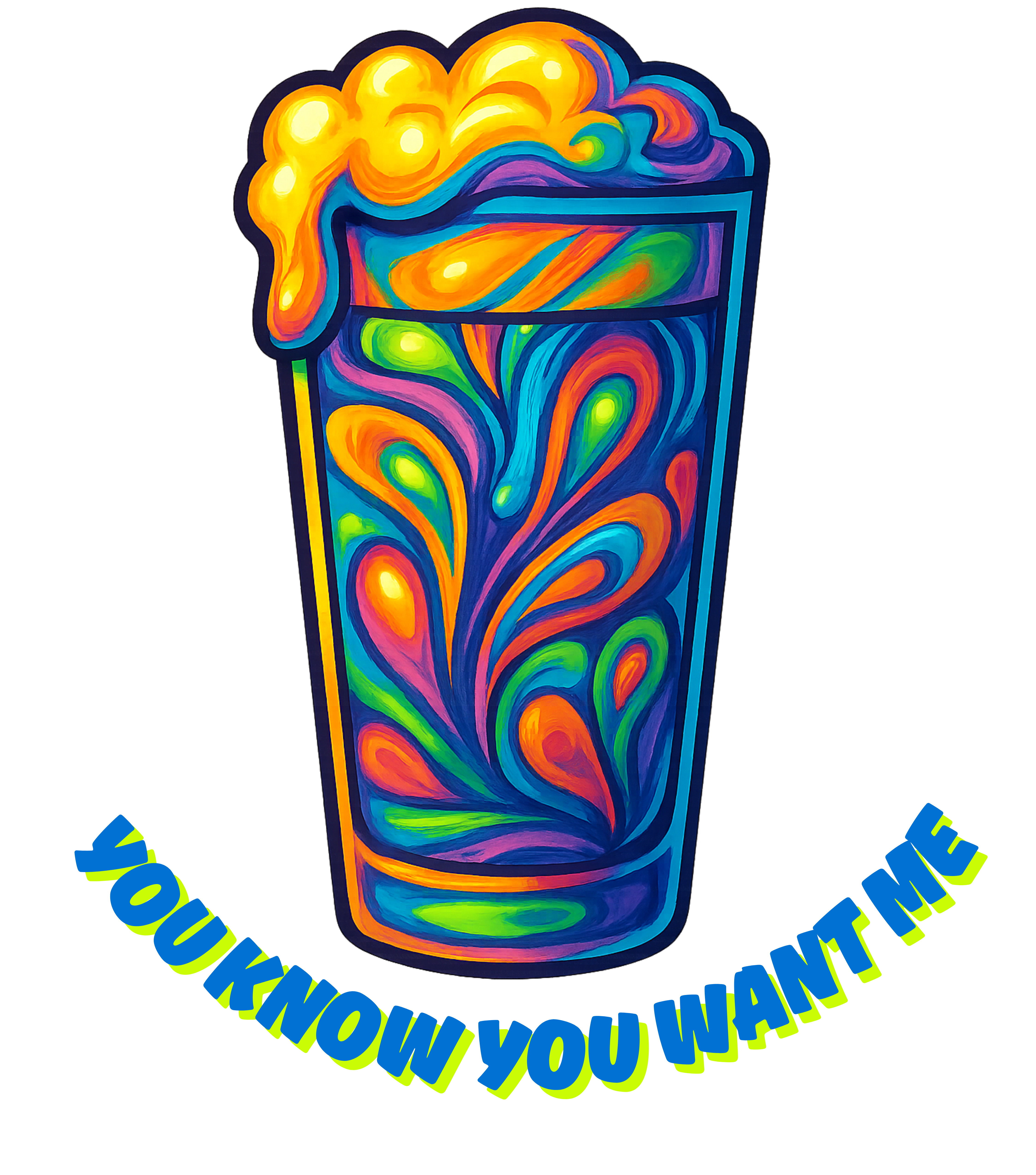 Psychedelic pint Wants Me, Casual Graphic You Know You Want Me Tee with Quirky Design, Unisex T-Shirt, Perfect for Everyday Wear, Gift for Animal Lovers, Ideal for Birthdays, Casual [...] product thumbnail image
