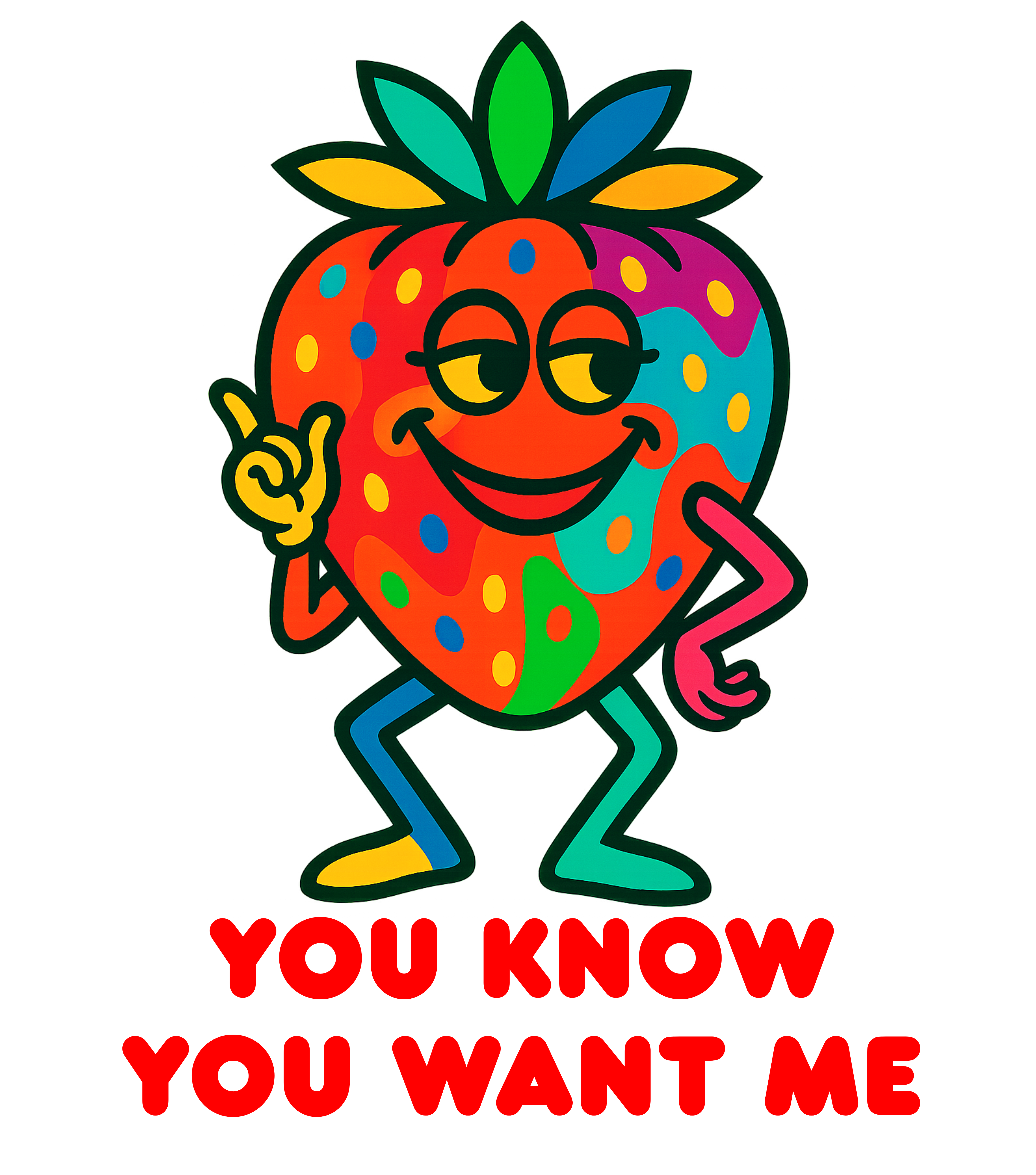 You know Strawberries Wants Me, Casual Graphic You Know You Want Me Tee with Quirky Design, Unisex T-Shirt, Perfect for Everyday Wear, Gift for Animal Lovers, Ideal for Birthdays, Casual [...]