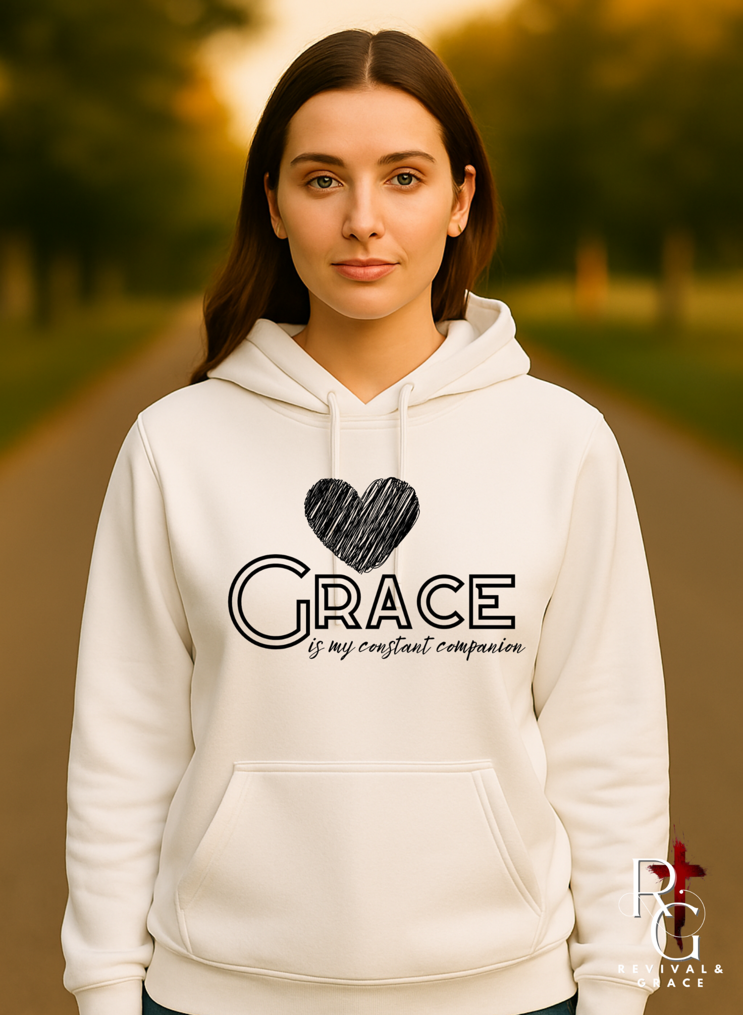 Grace is My Constant Companion Hoodie – Faith-Inspired Comfort product thumbnail image Grace is My Constant Companion Hoodie – Faith-Inspired Comfort product thumbnail image