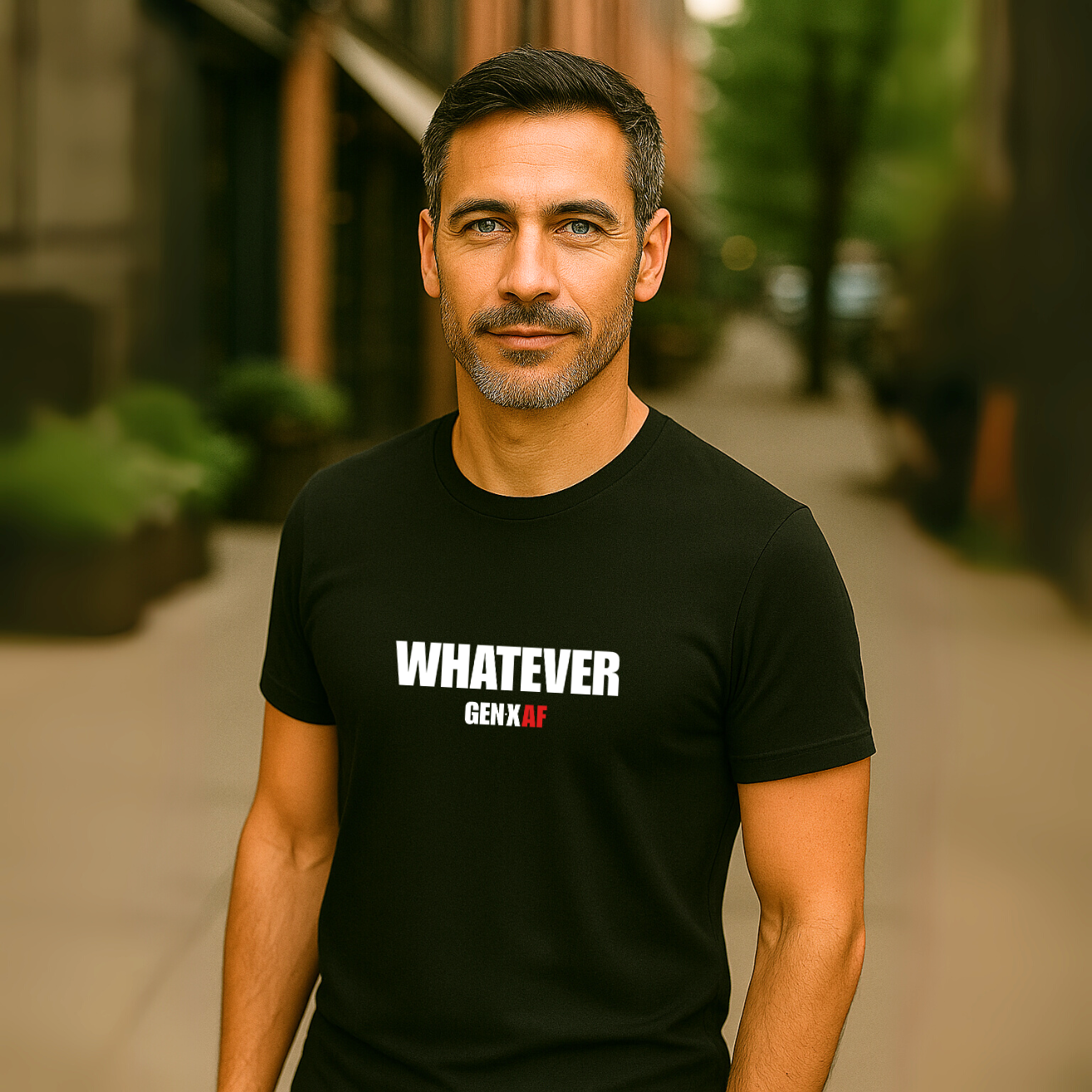 WHATEVER - GenX Classic - Unisex Jersey Short Sleeve Tee product thumbnail image WHATEVER - GenX Classic - Unisex Jersey Short Sleeve Tee product thumbnail image