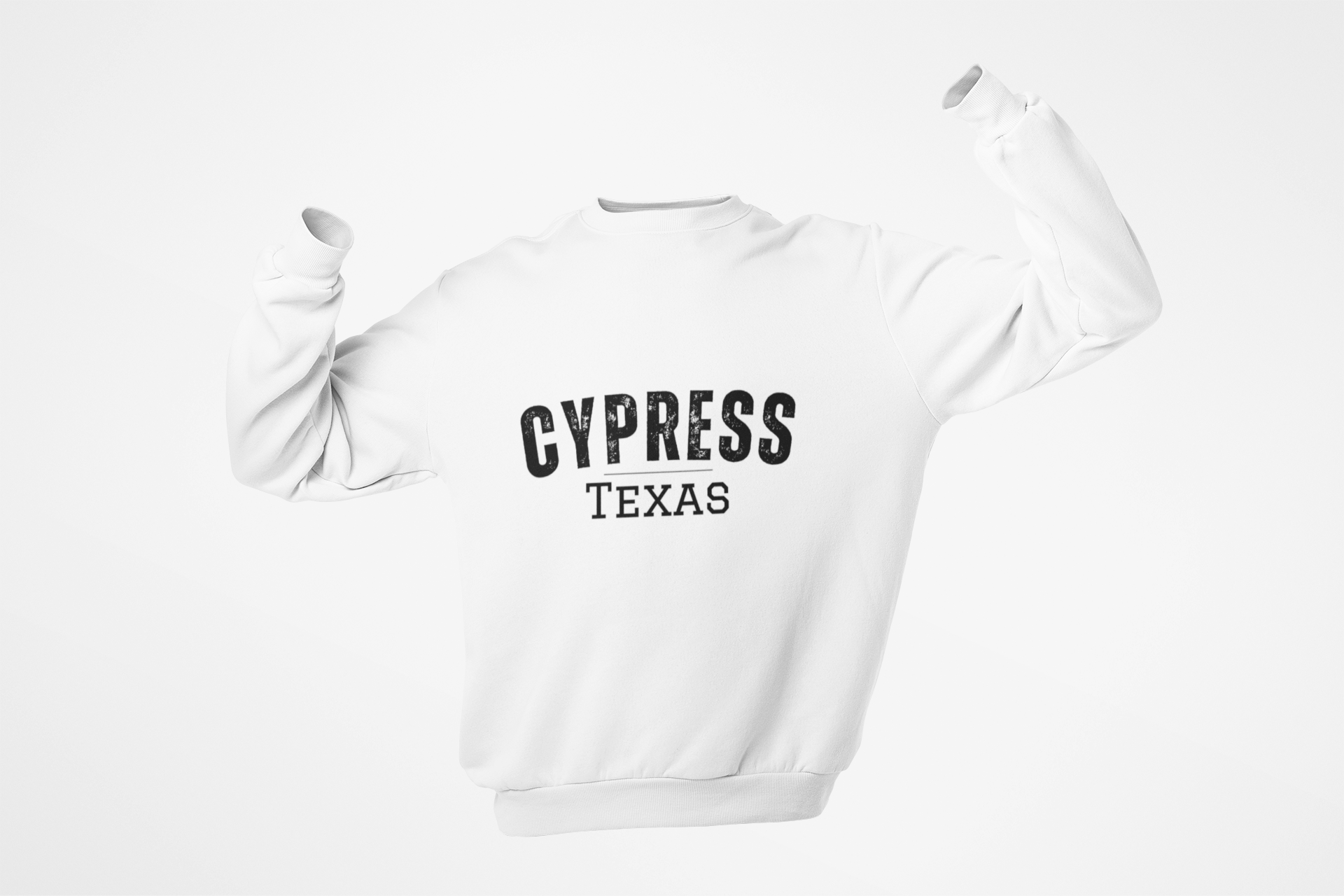 Cypress Texas Crewneck Sweatshirt | Cozy Unisex Sweatshirt for Everyday Wear, Texas Gift, Casual Outfit, Travel Comfort product thumbnail image Cypress Texas Crewneck Sweatshirt | Cozy Unisex Sweatshirt for Everyday Wear, Texas Gift, Casual Outfit, Travel Comfort product thumbnail image