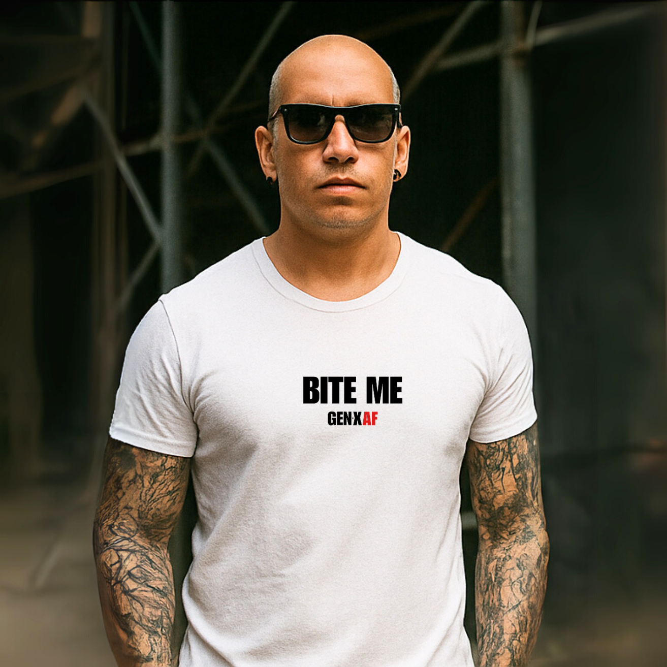 BITE ME - GenX Classic - Unisex Jersey Short Sleeve Tee product thumbnail image BITE ME - GenX Classic - Unisex Jersey Short Sleeve Tee product thumbnail image