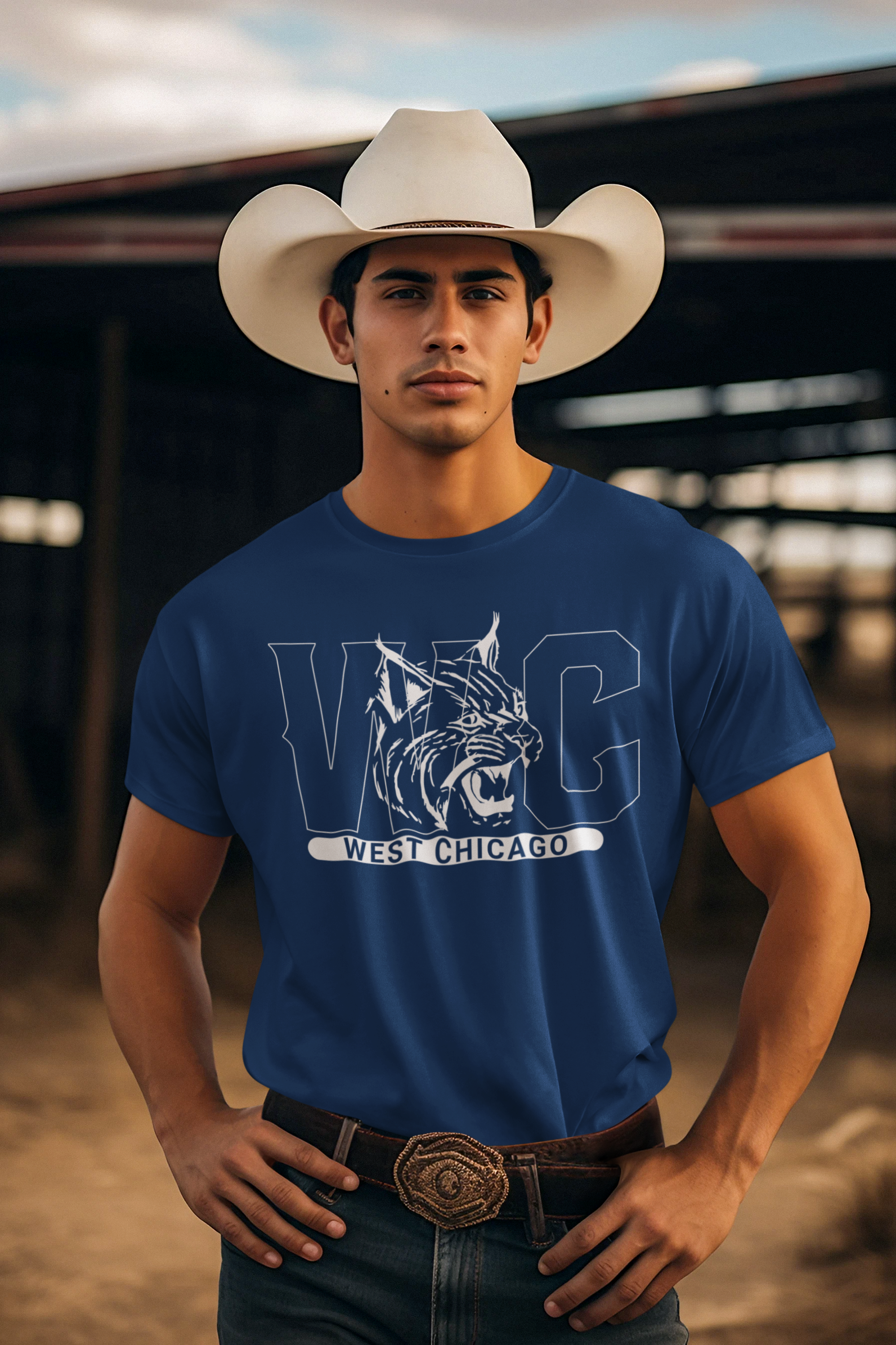West Chicago Shirts- West Chicago Wildcats Team Spirit Alumni and student school Pride product thumbnail image