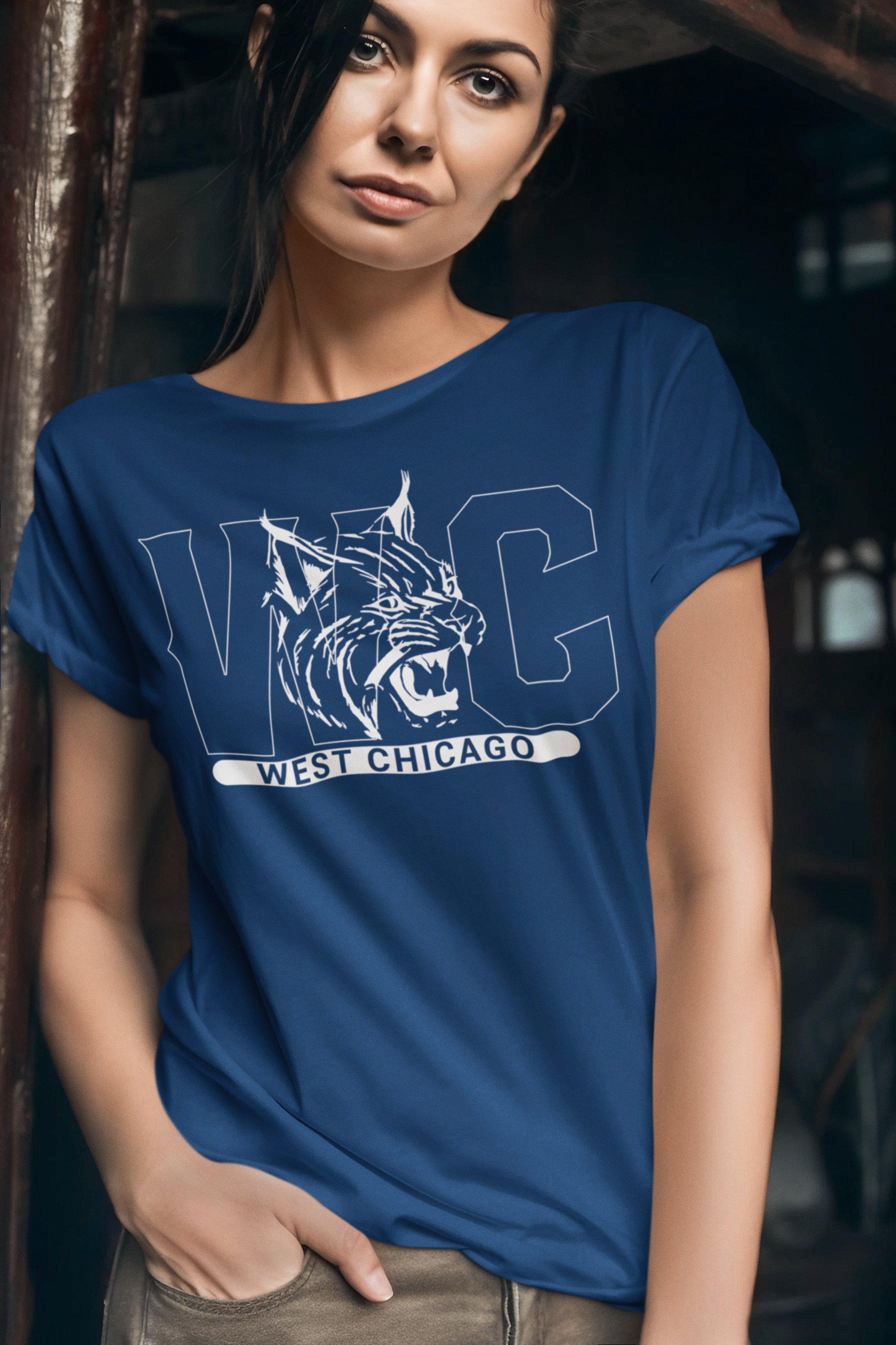 West Chicago Shirts- West Chicago Wildcats Team Spirit Alumni and student school Pride product thumbnail image