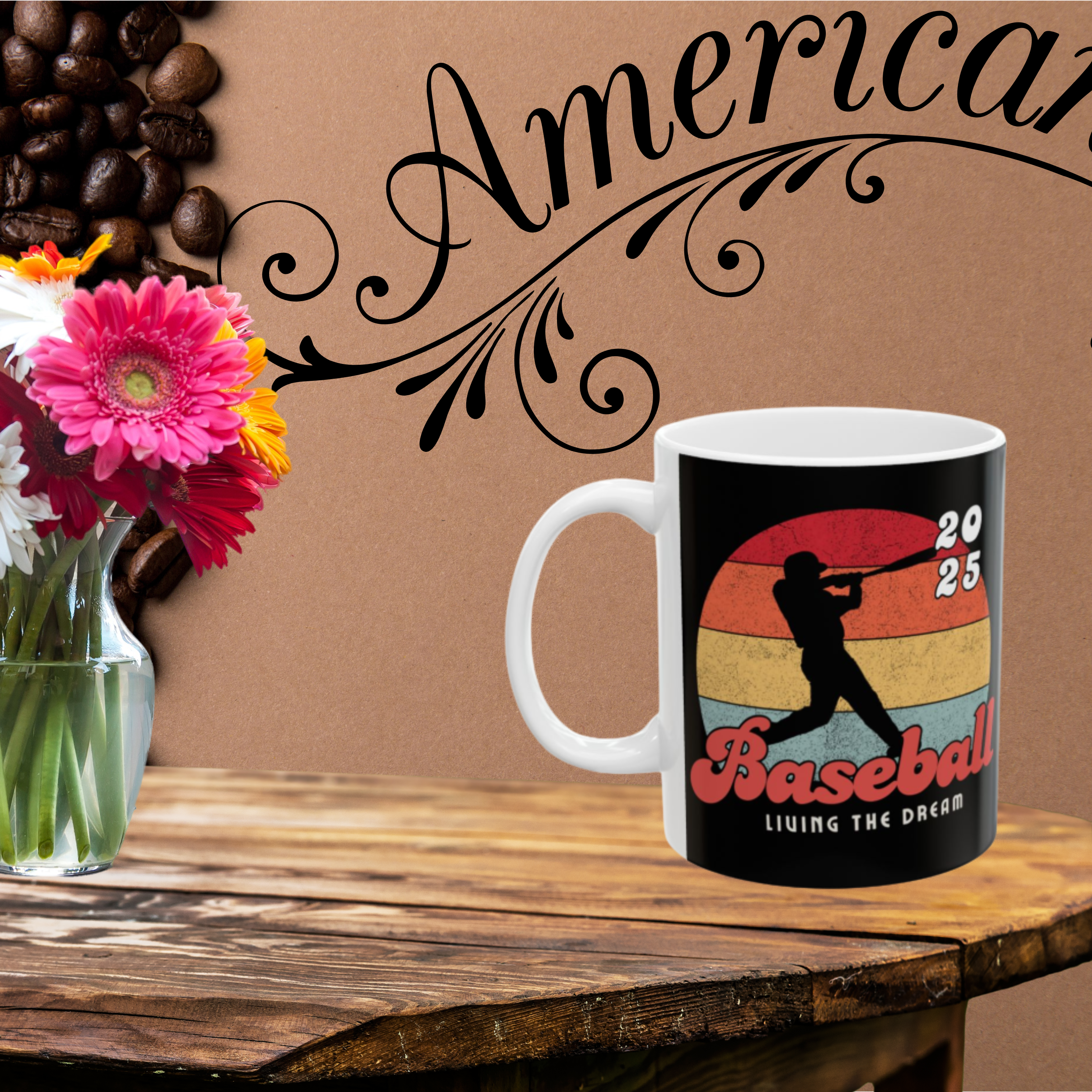 Baseball Mug, baseball fan gifts 11 oz or 15 oz product thumbnail image Baseball Mug, baseball fan gifts 11 oz or 15 oz product thumbnail image