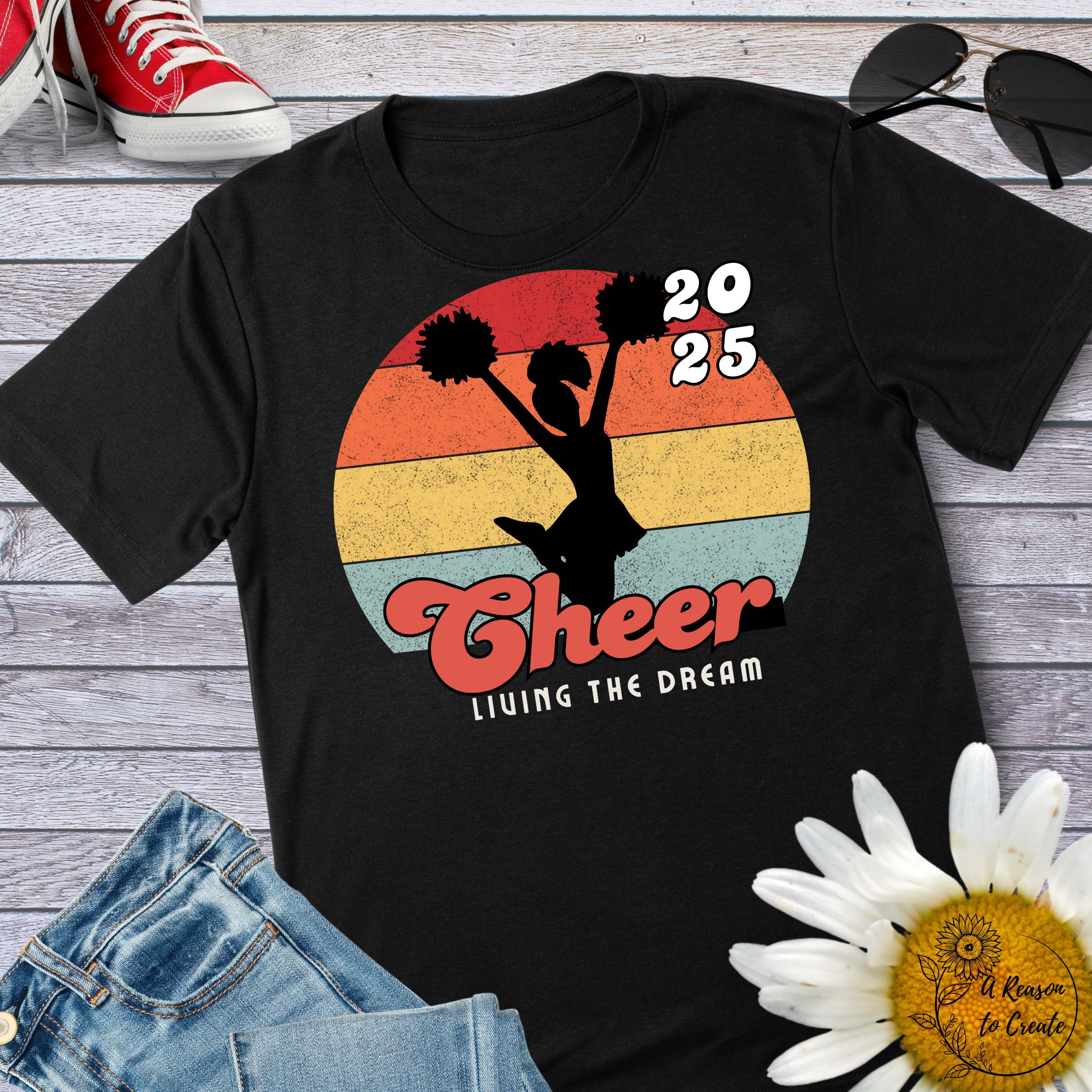Cheerleading 2025 Unisex Softstyle T-Shirt, Cheer Shirt, Cheerleading Gift, Sporty Tee, Cheer Dreams, Pep Rally Apparel product thumbnail image