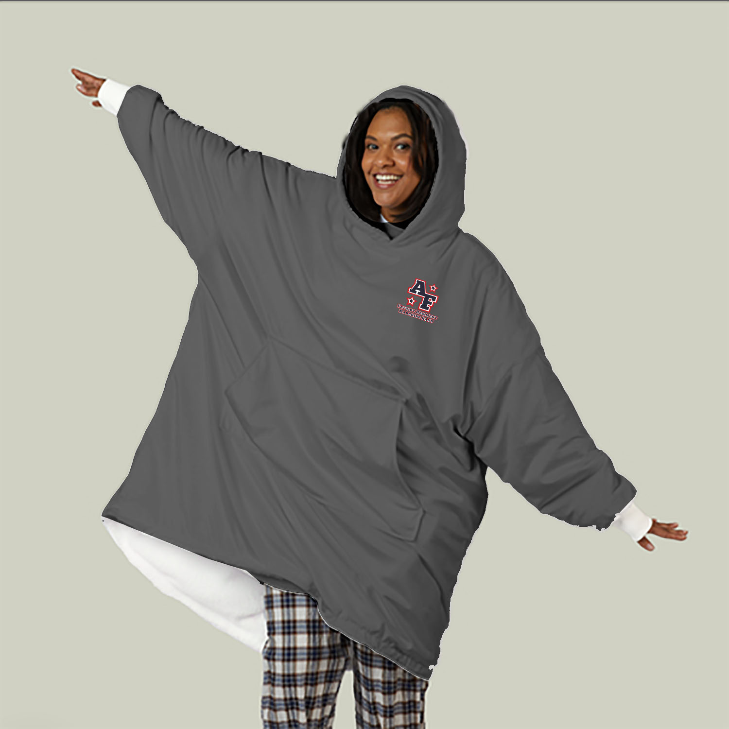Unisex Hooded Blanket product thumbnail image Unisex Hooded Blanket product thumbnail image