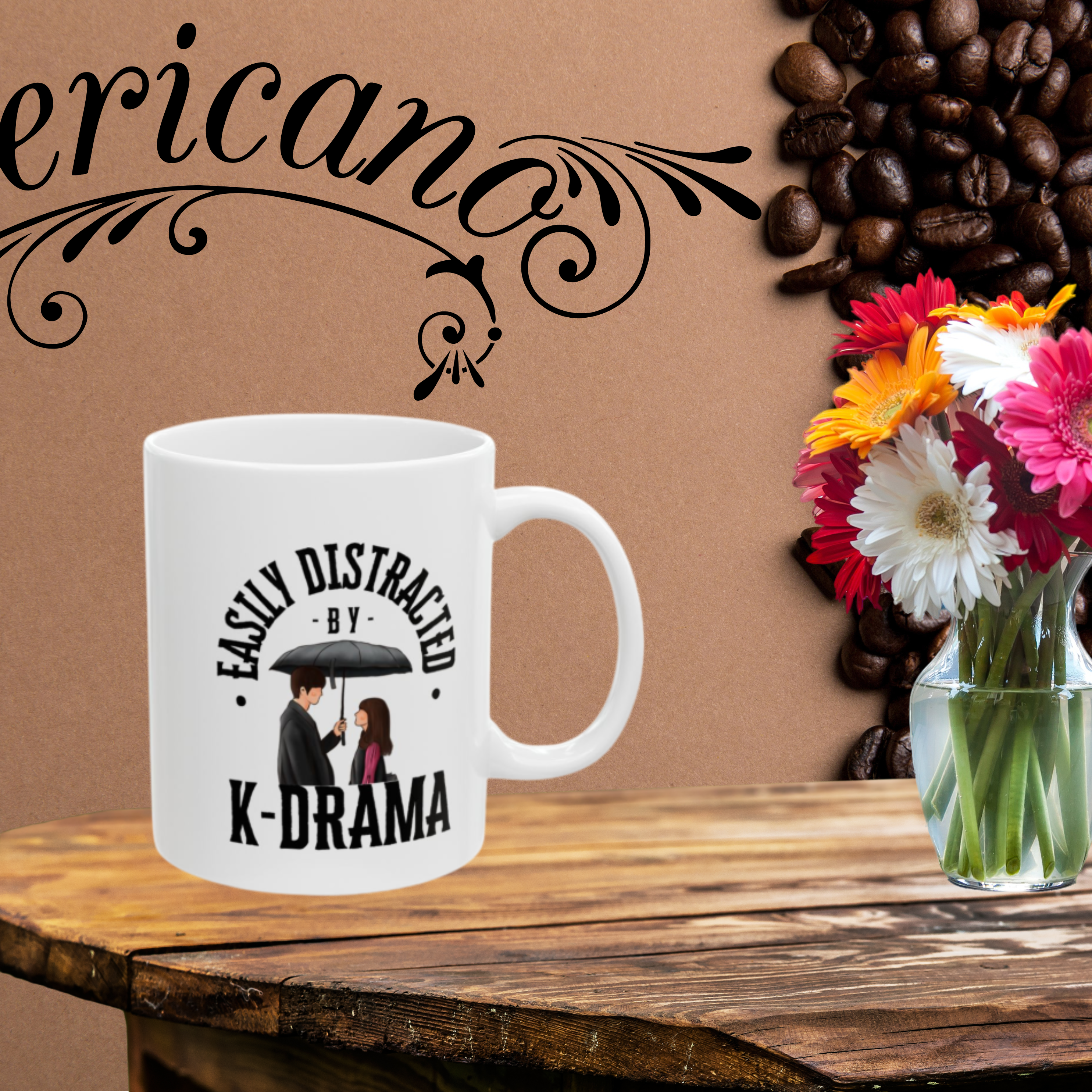 Mug - Easily Distracted by K-Dramas Ceramic Mug (11oz, 15oz)