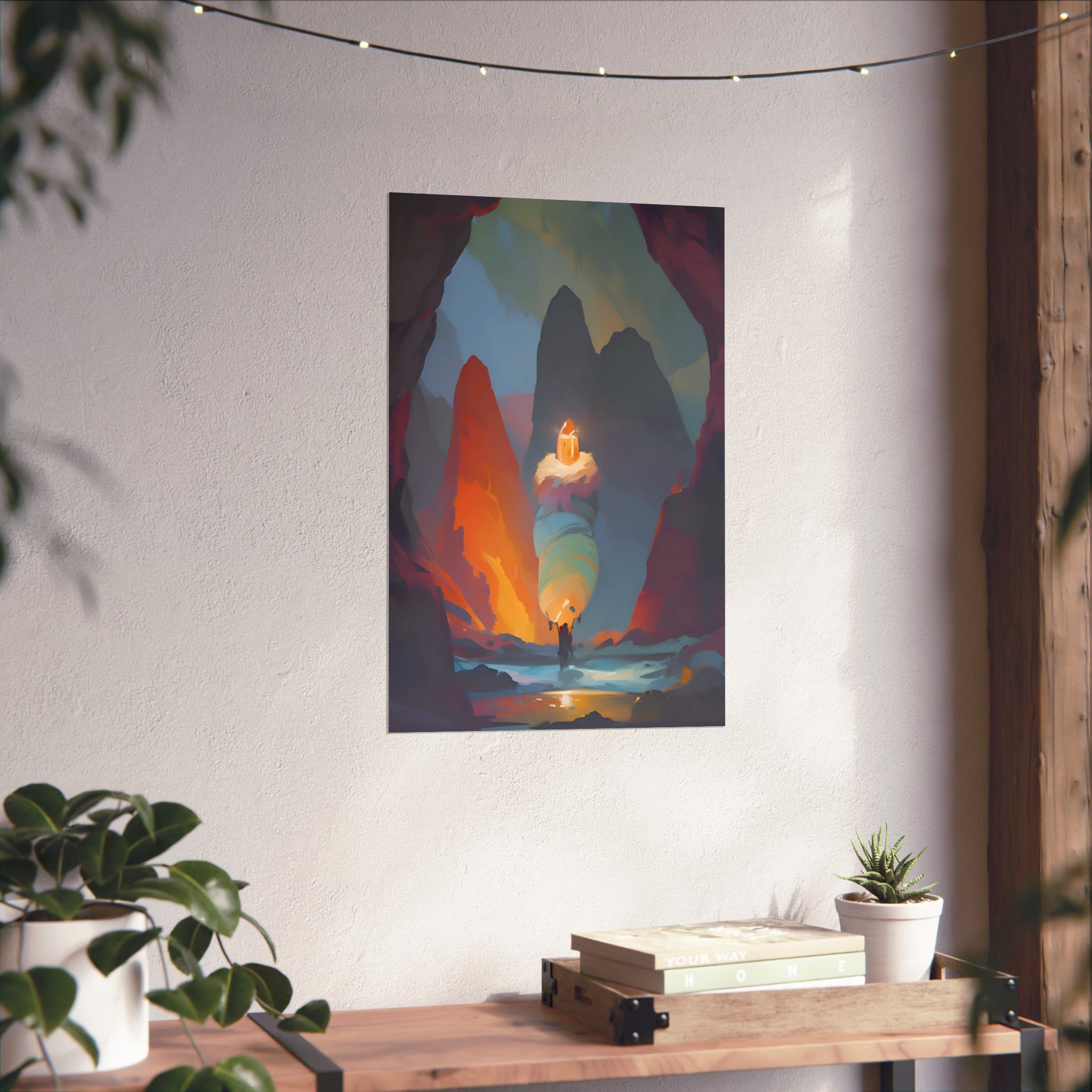 Caterpillar0-Transformation Cycle-Art Print Matte Finish Vertical Poster
