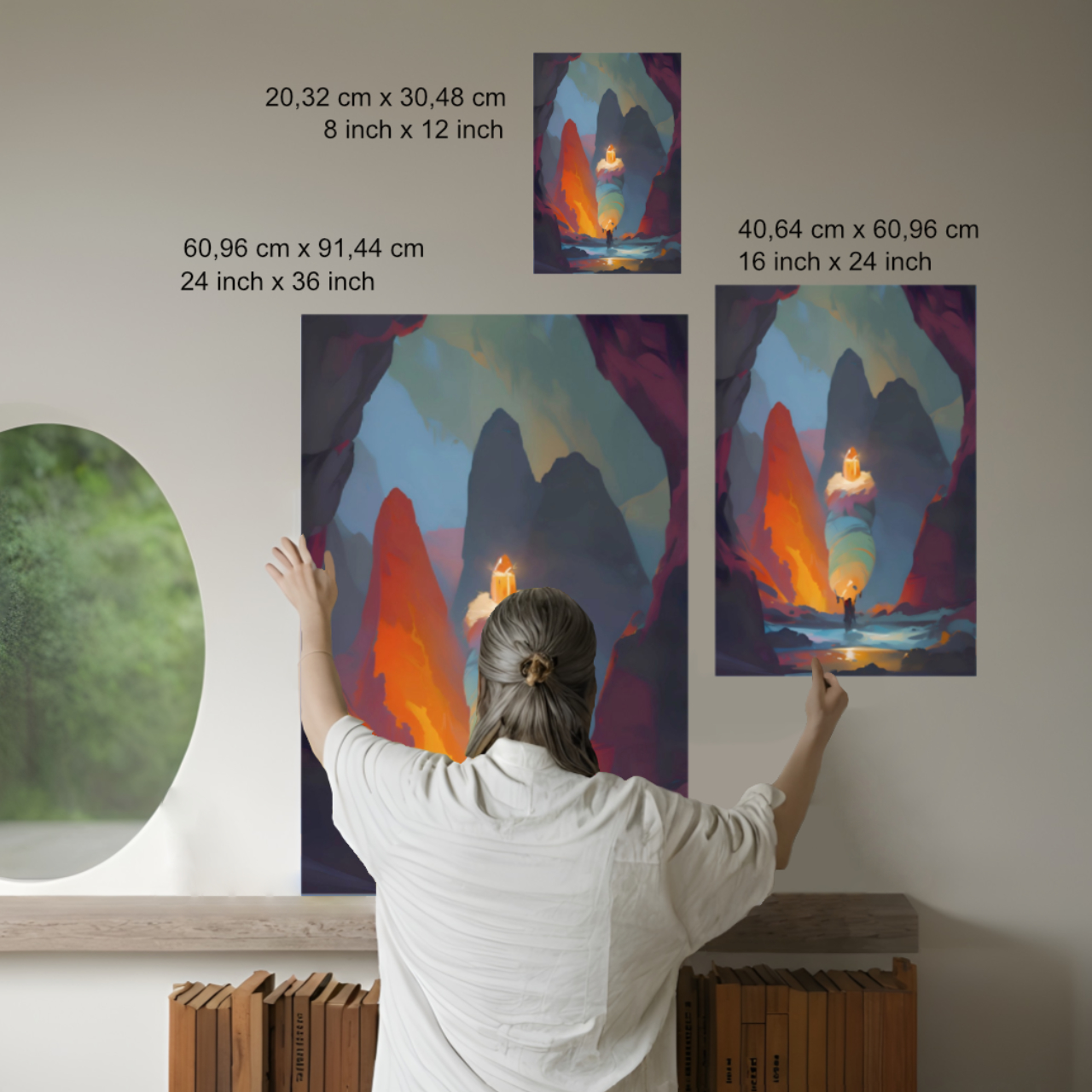 Caterpillar0-Transformation Cycle-Art Print Matte Finish Vertical Poster product thumbnail image