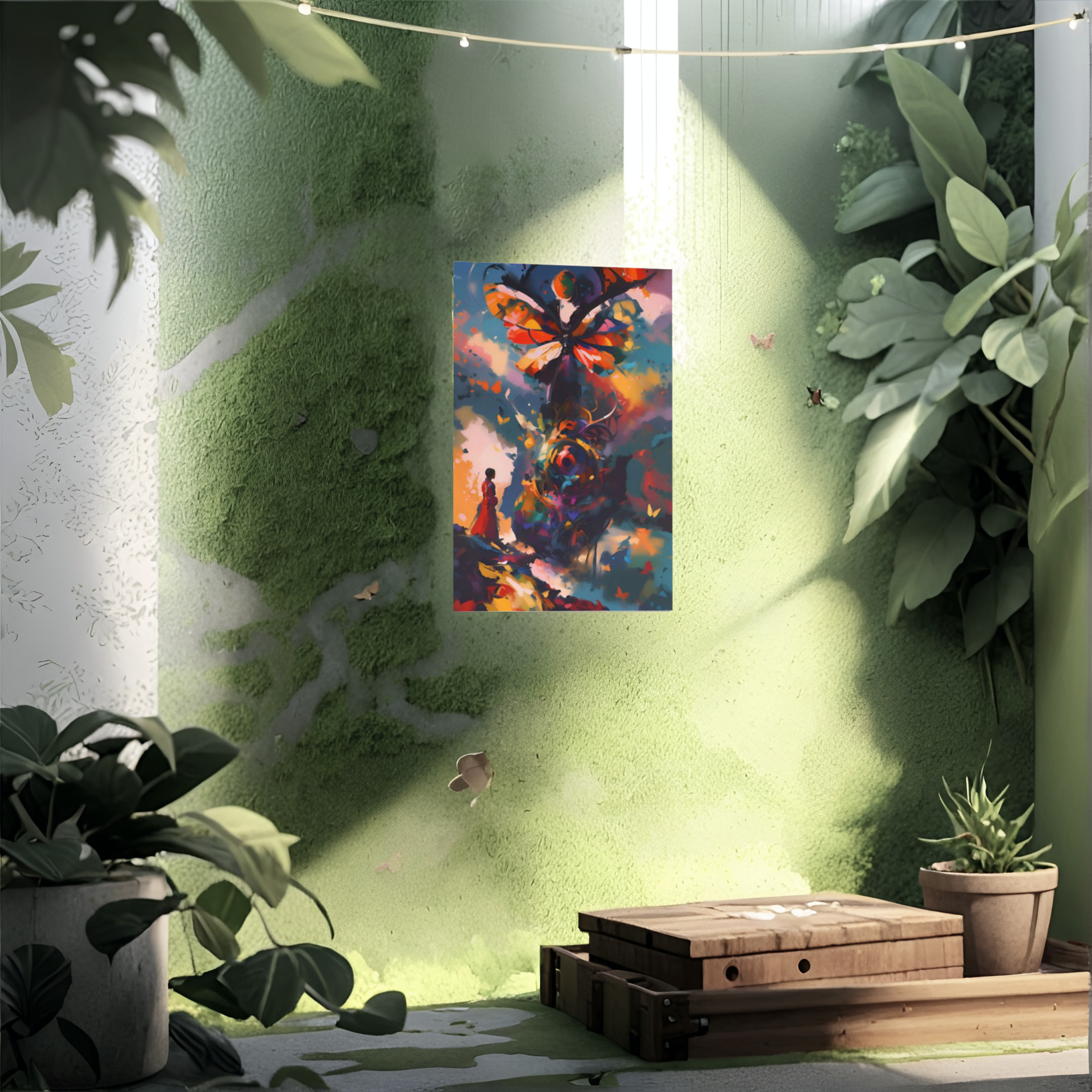 Copmletion22-Transformation Cycle. Tarot Card ''22''. Matte Vertical Posters, Illustration Print, Home, Wall Decor. Spiritual. Butterfly.