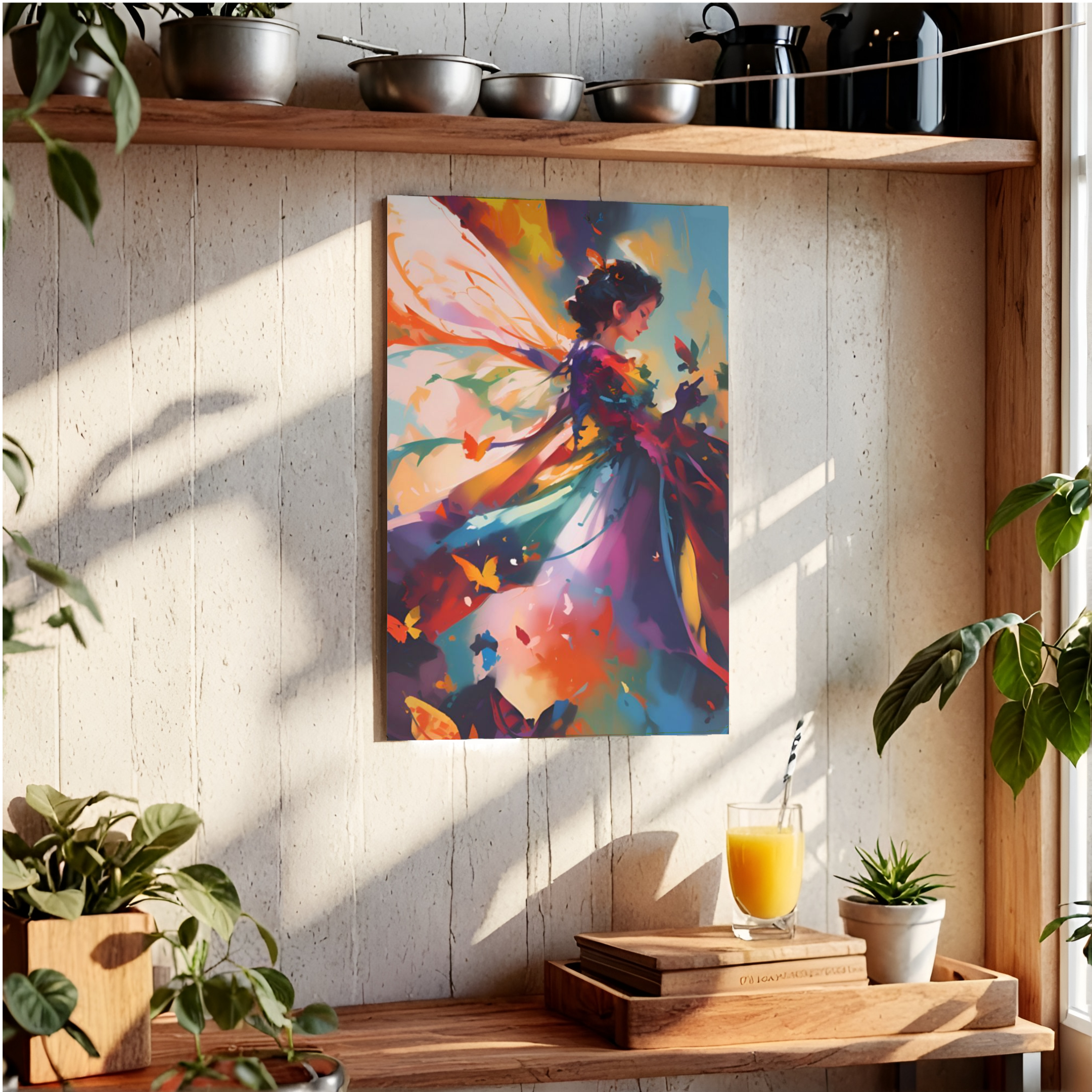 Butterfly Woman-Transformation Cycle Tarot Matte Vertical Posters, Illustration for abundance, Enhance Energy, Wall Print, Home Decor. product thumbnail image