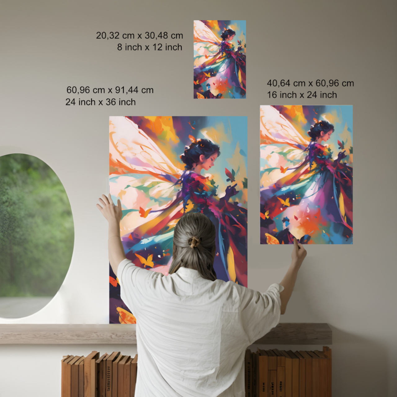 Butterfly Woman-Transformation Cycle Tarot Matte Vertical Posters, Illustration for abundance, Enhance Energy, Wall Print, Home Decor. product thumbnail image