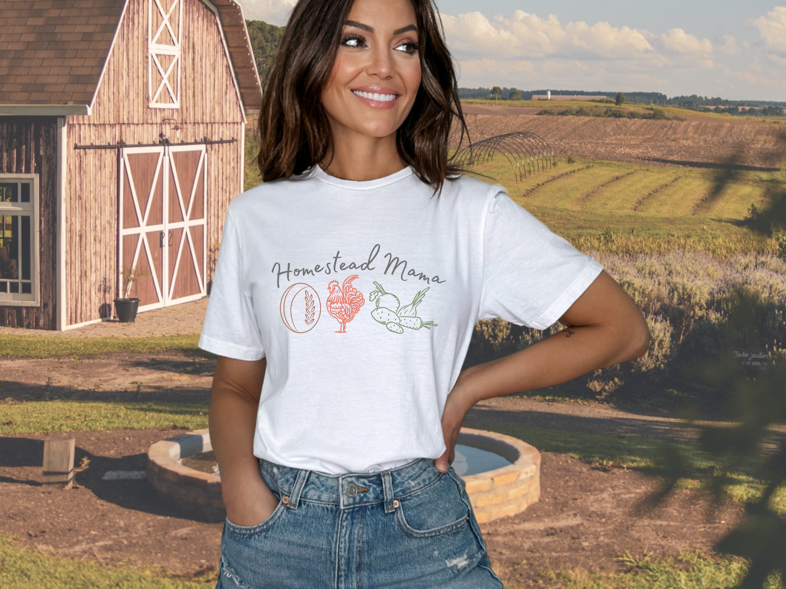 Homestead Mama Gilden Unisex Softstyle Short Sleeve T-Shirt, Homesteading Tee Shirt