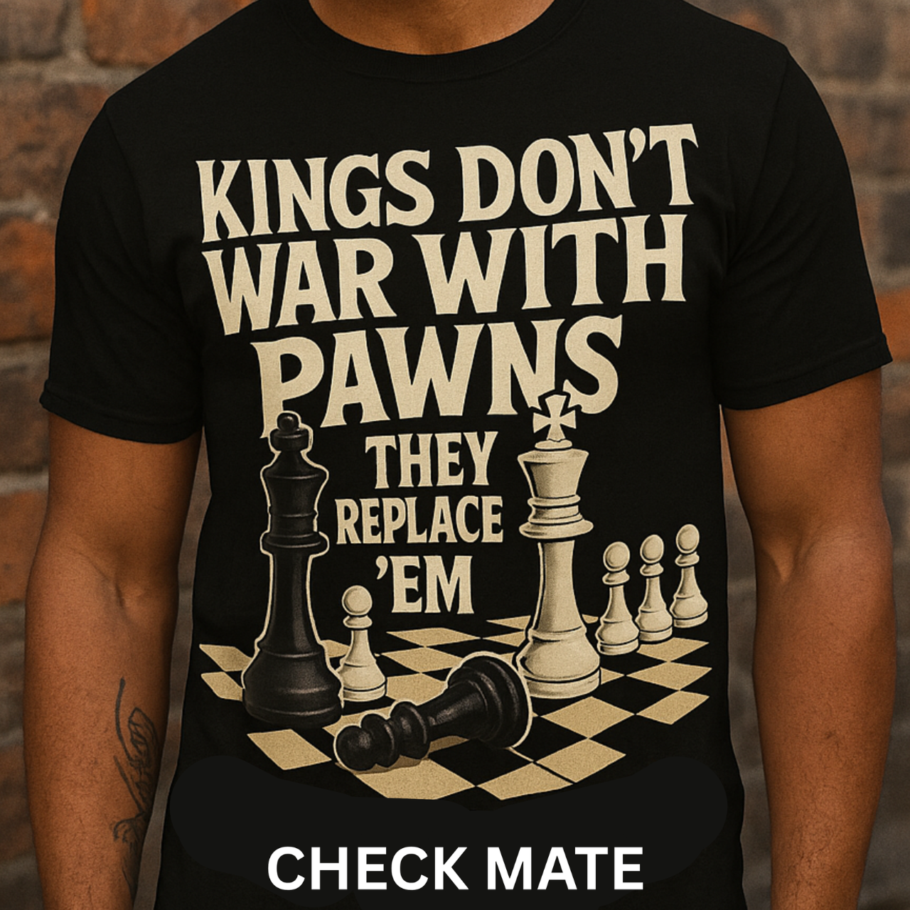 Chess Wisdom Unisex T-Shirt - Perfect for Game Night, Gift for Strategists, Casual Wear, Inspirational Tee, Board Game Lovers