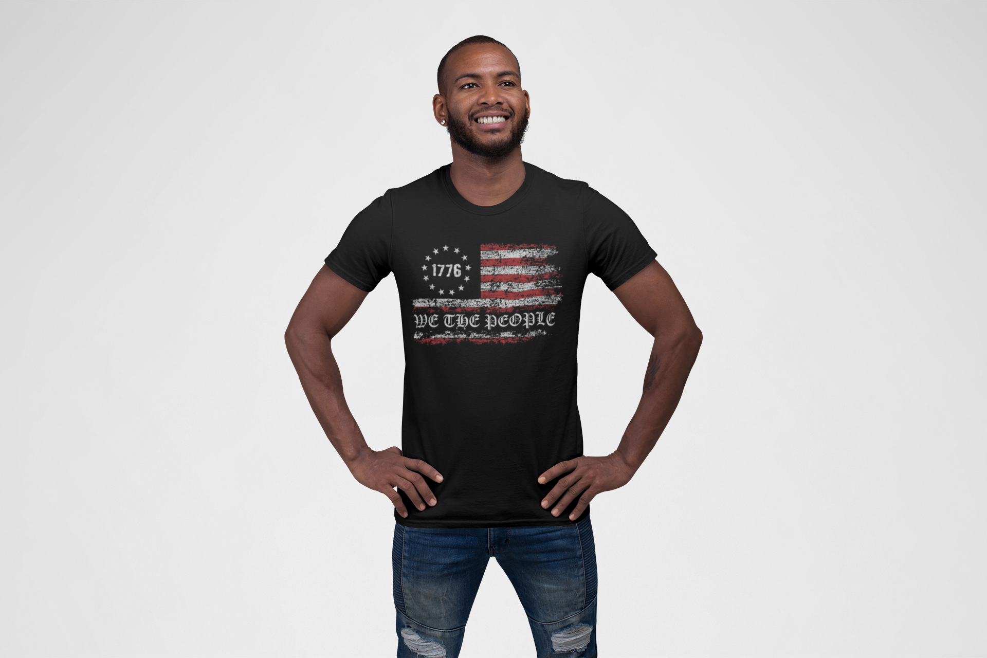 Patriotic Tee, American Independence Shirt, USA History Top, Founding Fathers Apparel, Political Graphic T-Shirt product thumbnail image