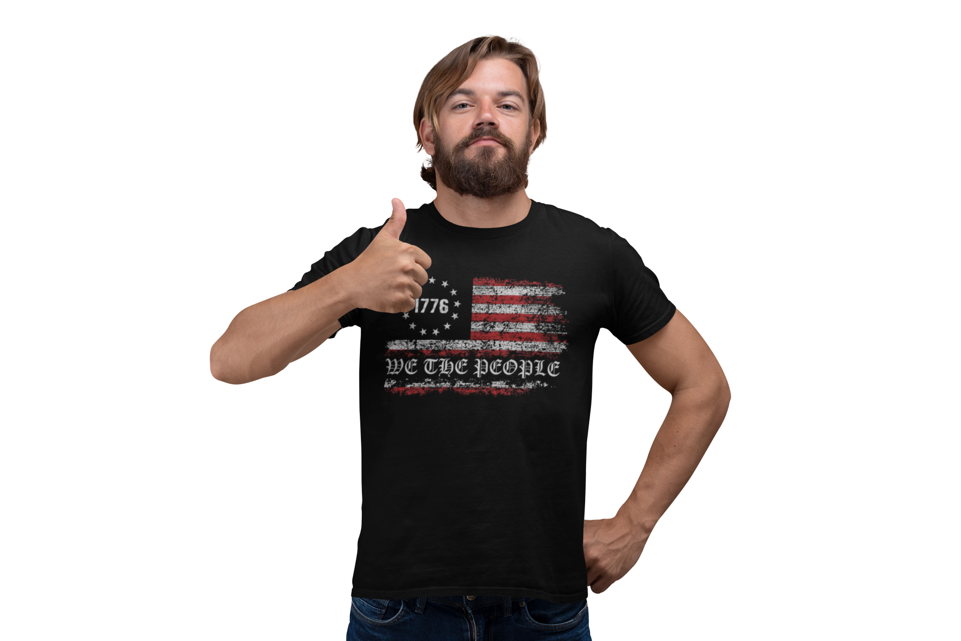 Patriotic Tee, American Independence Shirt, USA History Top, Founding Fathers Apparel, Political Graphic T-Shirt product thumbnail image