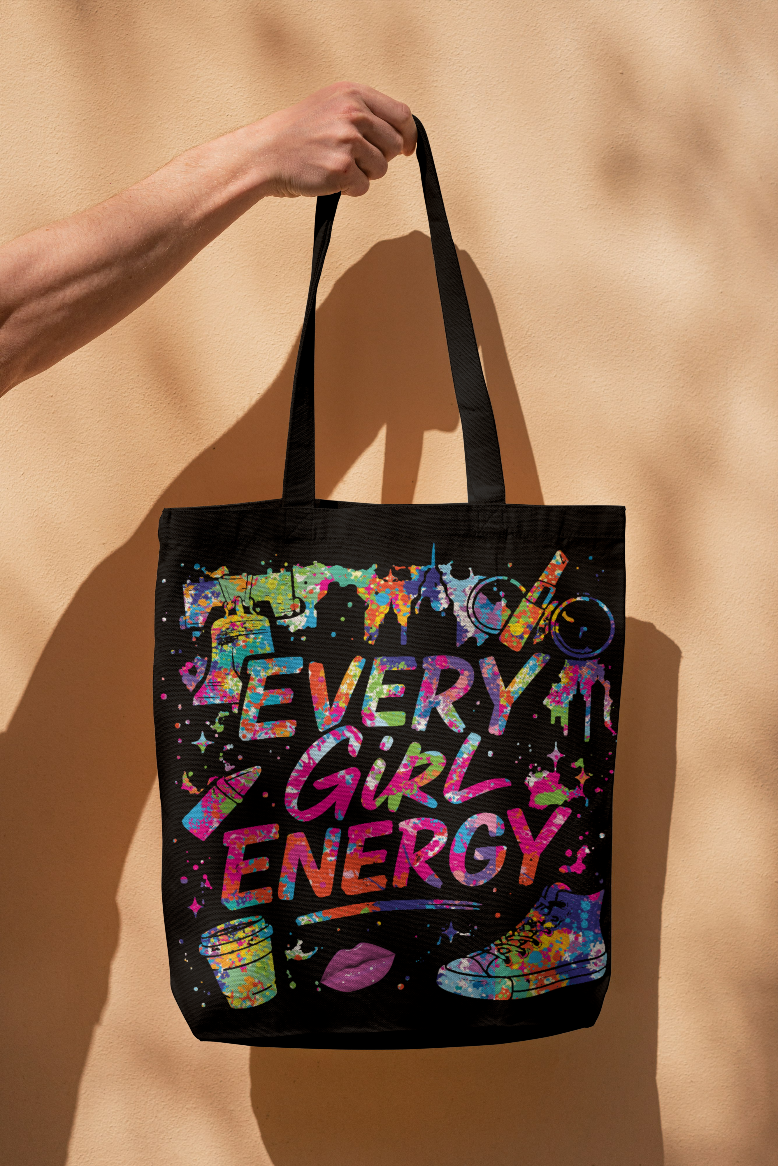Every Girl Magic Tote with Philly Girl Energy - Multi 1 | Stylish, Versatile, Eco-Friendly, Perfect for Women, Gifts, the beach or Special Occasions product thumbnail image Every Girl Magic Tote with Philly Girl Energy - Multi 1 | Stylish, Versatile, Eco-Friendly, Perfect for Women, Gifts, the beach or Special Occasions product thumbnail image