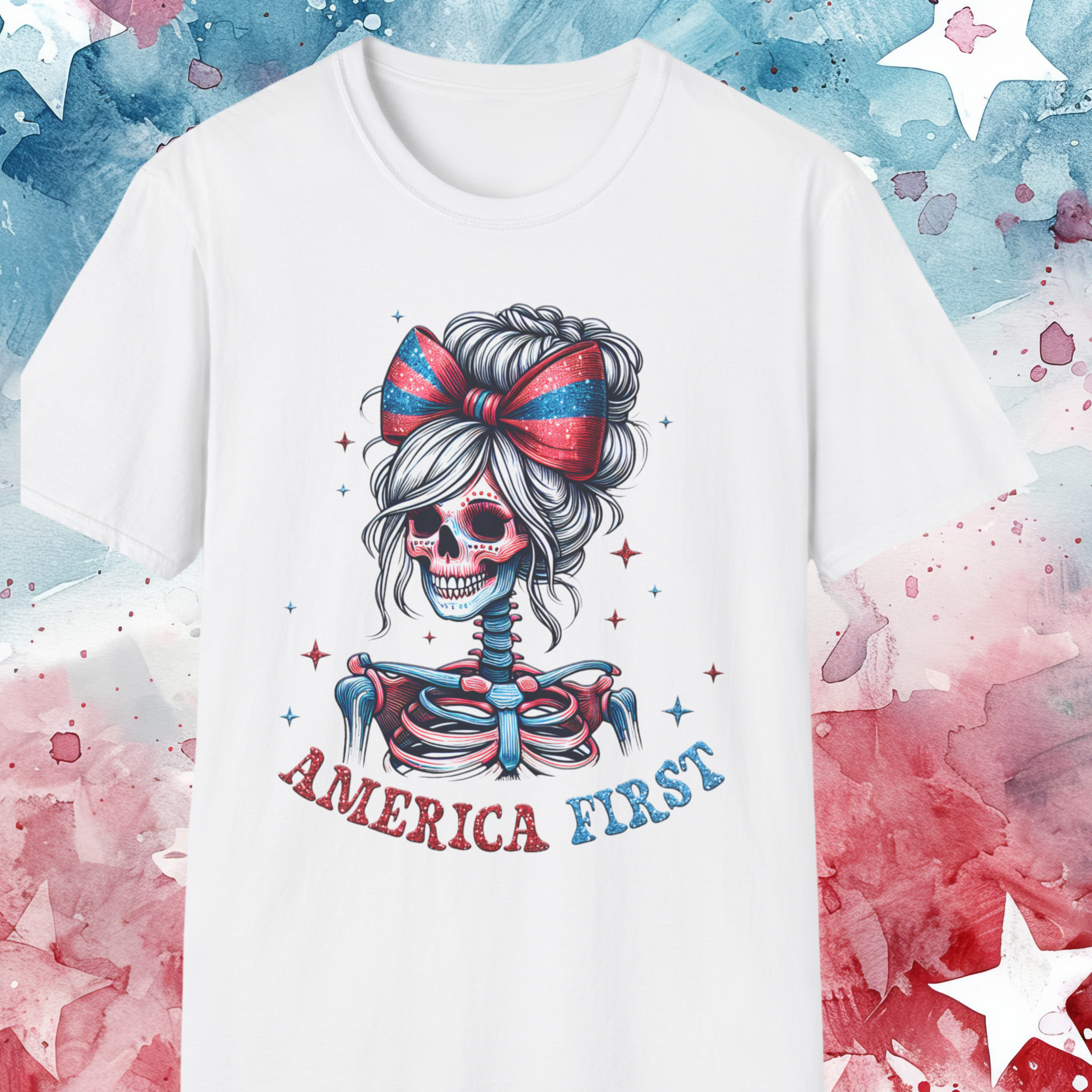 America First - Skull Americana Tee