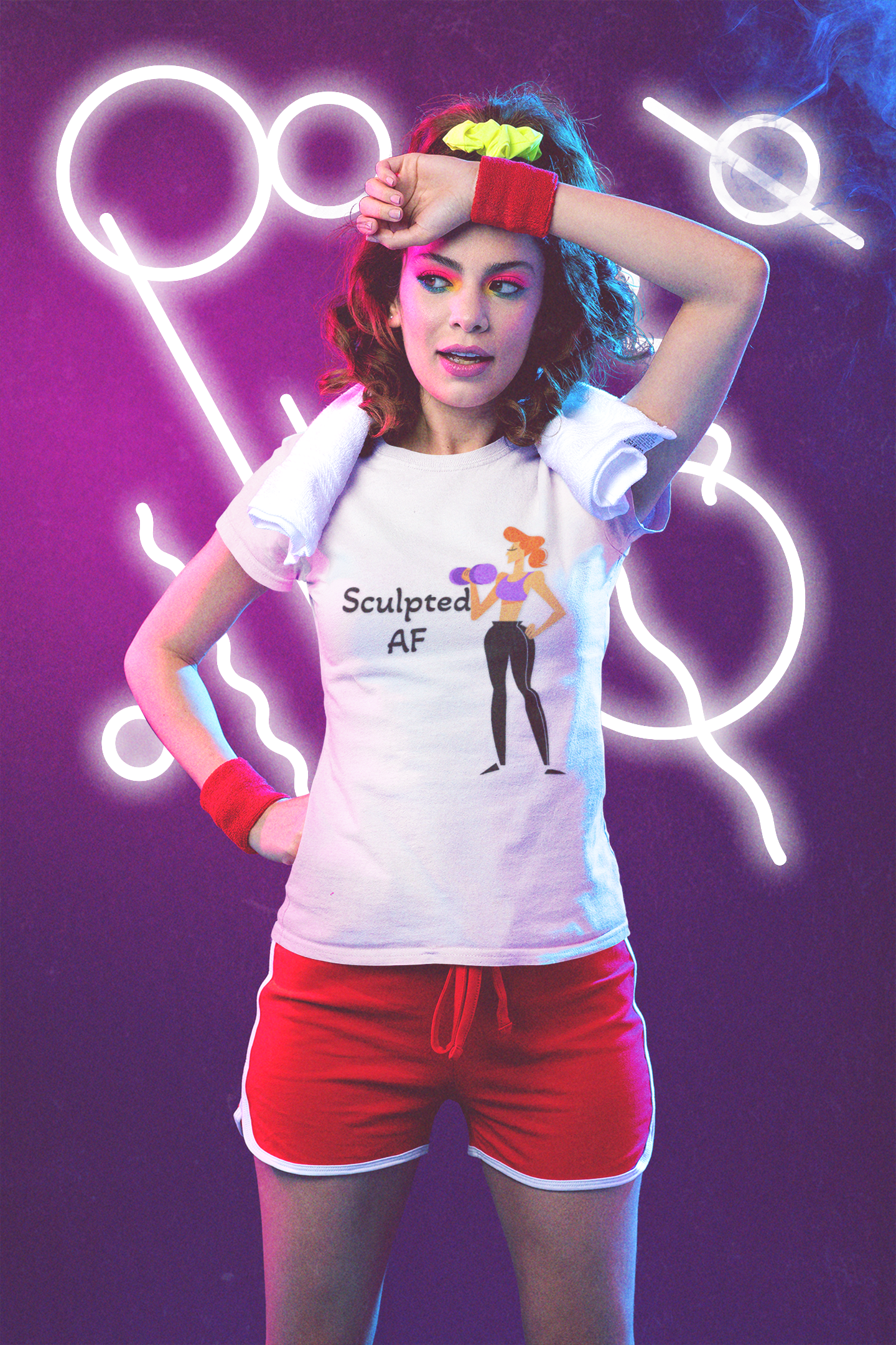 Sculpted AF Unisex Softstyle T-Shirt, Fitness Tee, Gym Shirt, Workout Apparel, Motivational Top, Gift for Gym Lovers product thumbnail image Sculpted AF Unisex Softstyle T-Shirt, Fitness Tee, Gym Shirt, Workout Apparel, Motivational Top, Gift for Gym Lovers product thumbnail image