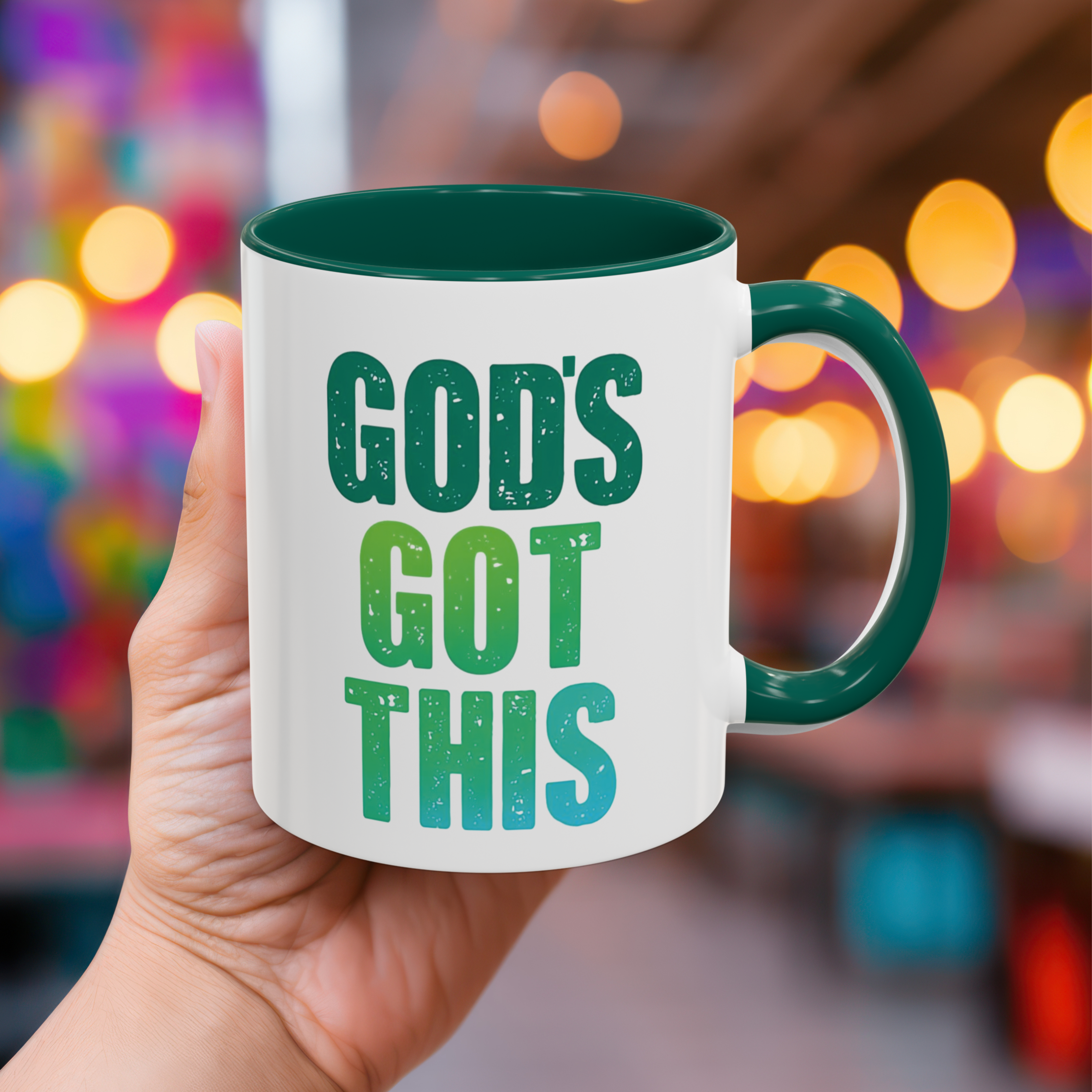 Gods Got This Mug Colorful Inspirational Mug | Motivational Coffee Cup | Perfect Gift for Mom For Friends & Family Gods Got This Mug Colorful Inspirational Mug | Motivational Coffee Cup | Perfect Gift for Mom For Friends & Family