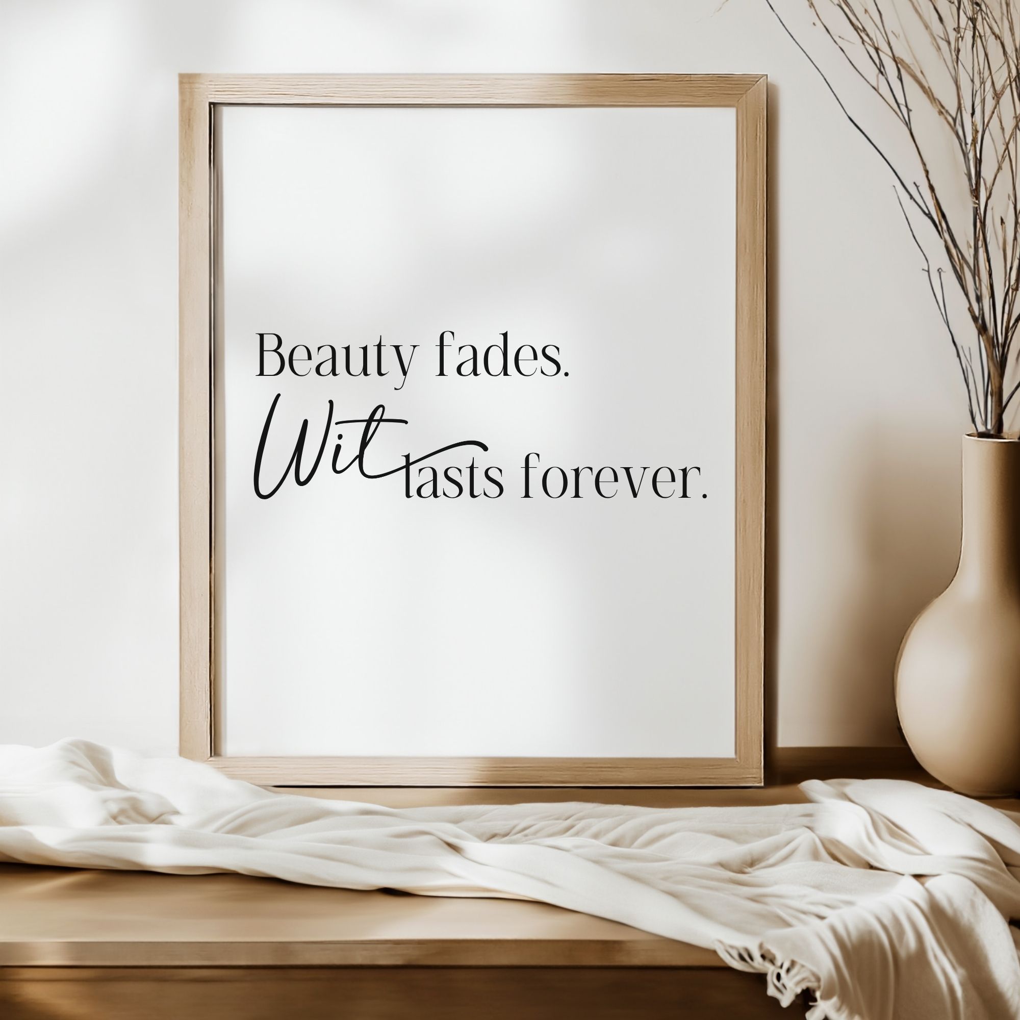 Wit is Forever Motivational Wall Art, Modern Matte Poster, Inspirational Home Decor, Office Wall Decor, Self-Care Quote Print product thumbnail image Wit is Forever Motivational Wall Art, Modern Matte Poster, Inspirational Home Decor, Office Wall Decor, Self-Care Quote Print product thumbnail image