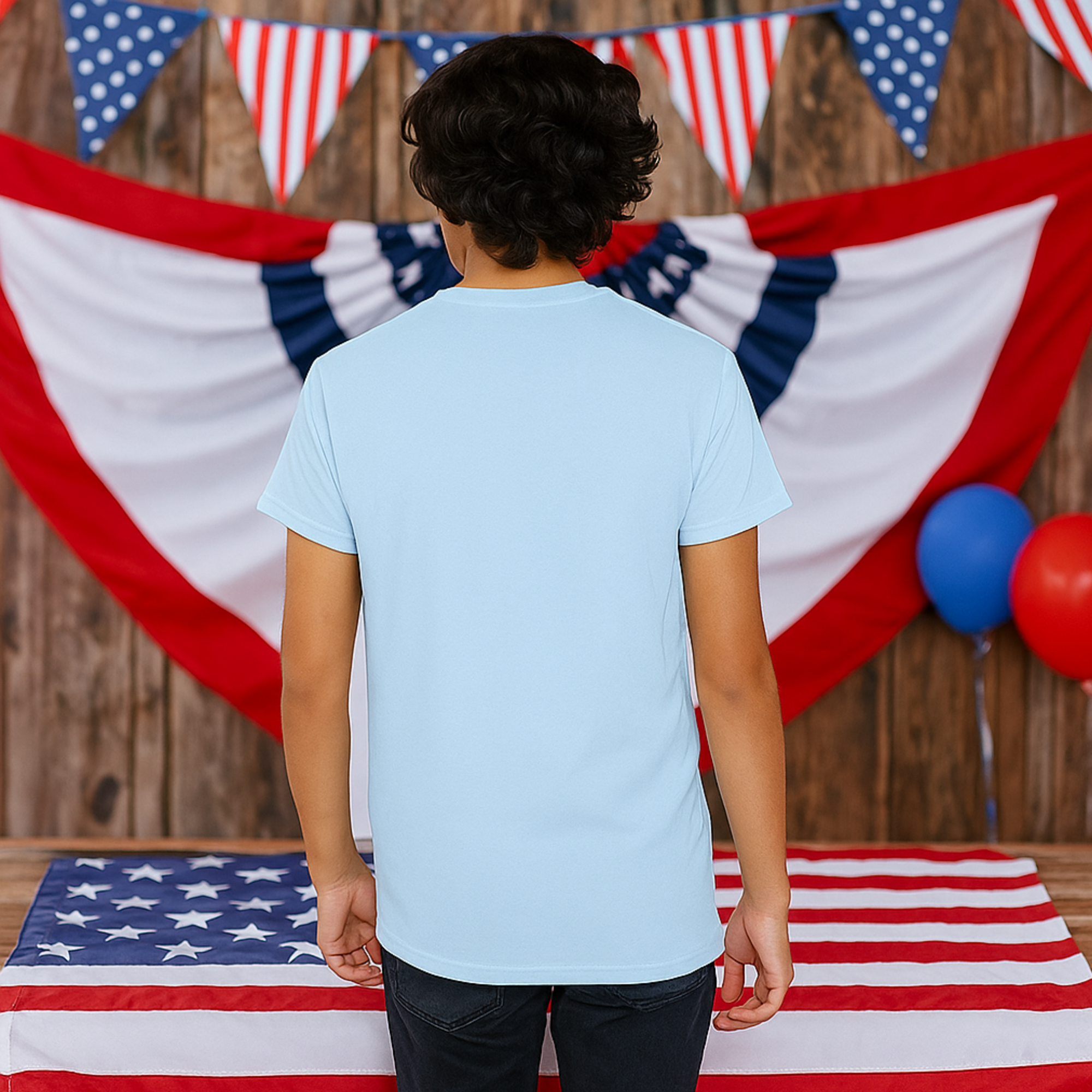 Faith & Freedom Patriotic Cross Heart Unisex T Shirt American Flag Christian Tee 4th of July USA Graphic Tee Religious Independence Day Shirt product thumbnail image Faith & Freedom Patriotic Cross Heart Unisex T Shirt American Flag Christian Tee 4th of July USA Graphic Tee Religious Independence Day Shirt product thumbnail image