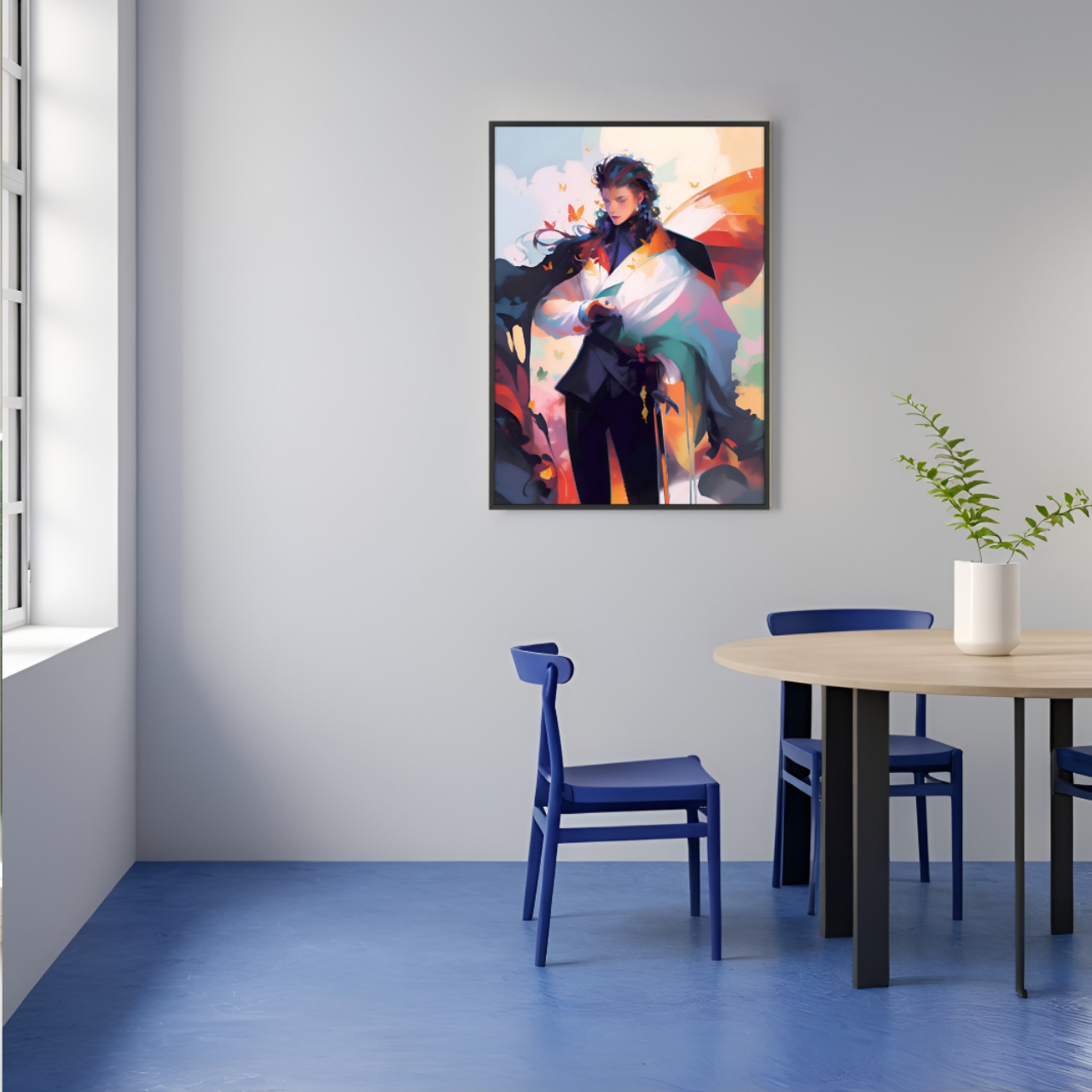 Butterfly Men-Transformation CycleTarot Matte Vertical Posters, Illustration for Space, Enhance Energy, Wall Print, Home Decor. product thumbnail image