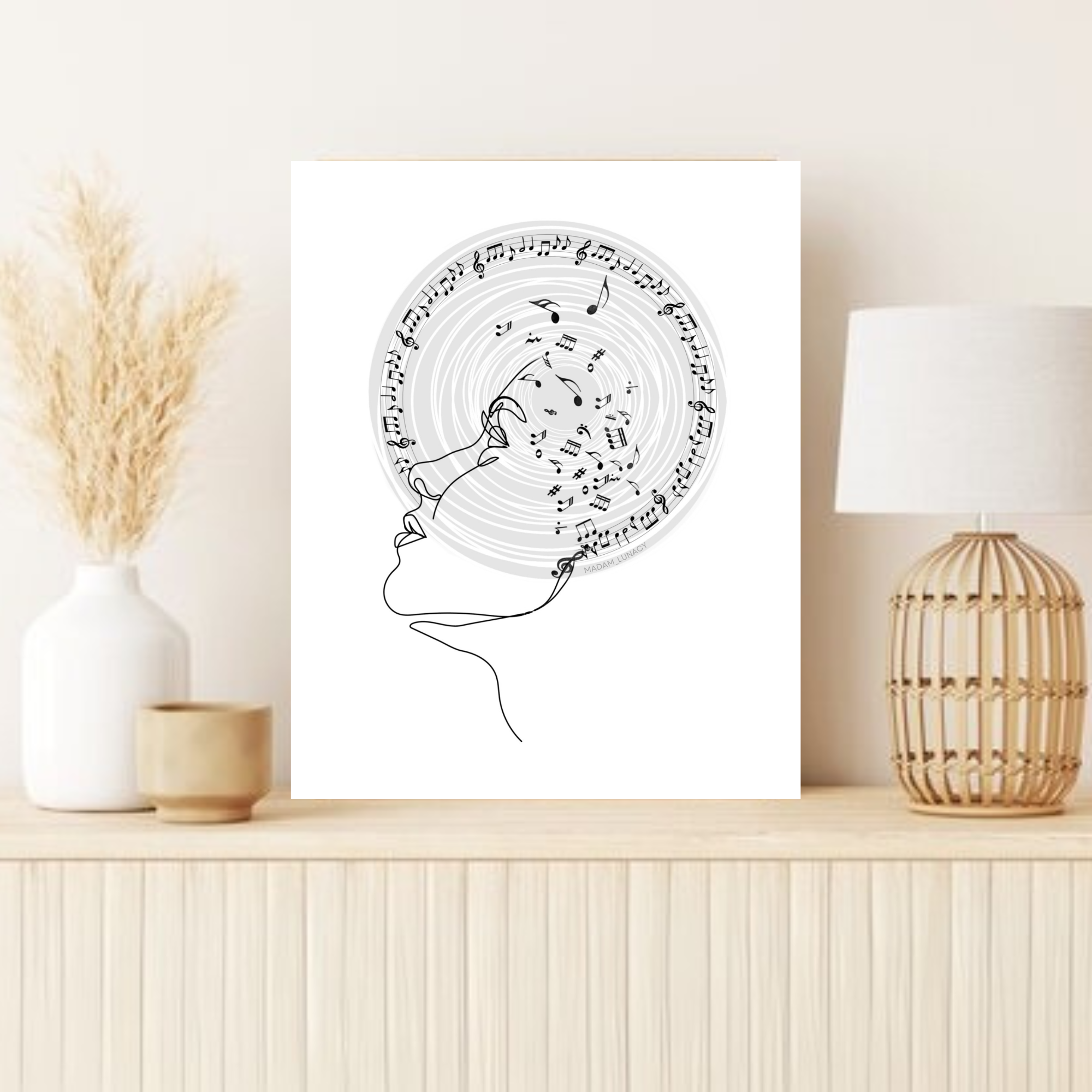 Harmony. Art by Madam Lunacy - ART PRINT product thumbnail image