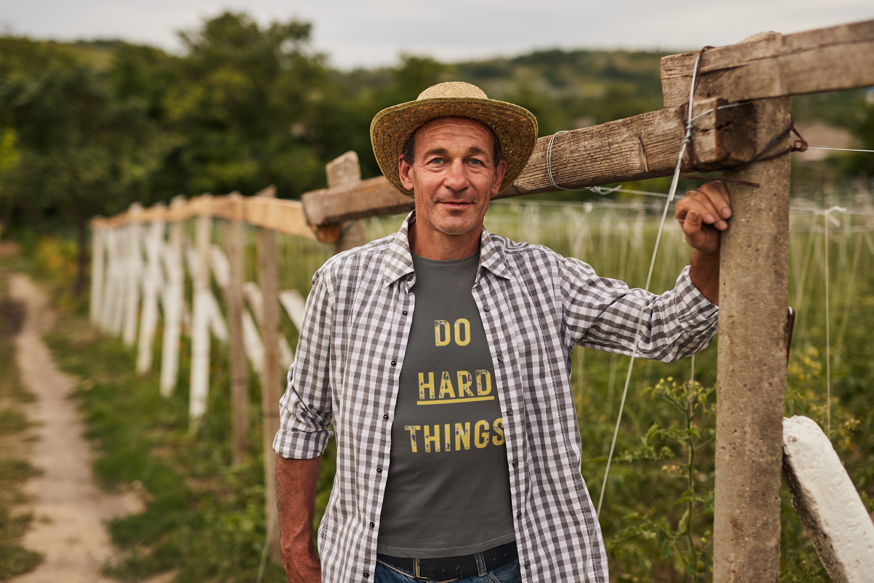 Do Hard Things 🔥 Motivational Unisex T-Shirt | Inspirational Tee for Fitness, Farming, Gift , Daily Wear, Self-Care, Casual Style product thumbnail image Do Hard Things 🔥 Motivational Unisex T-Shirt | Inspirational Tee for Fitness, Farming, Gift , Daily Wear, Self-Care, Casual Style product thumbnail image