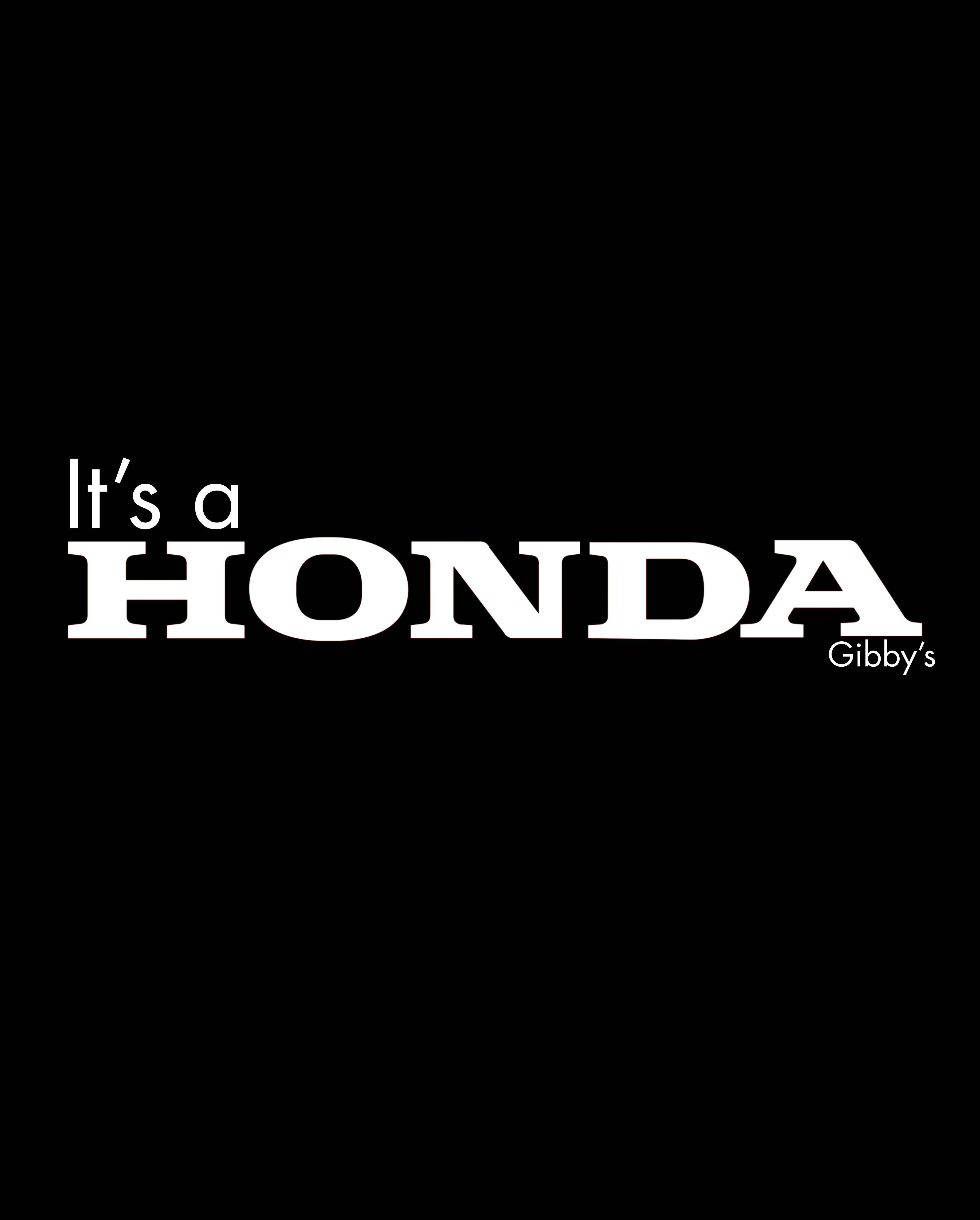 Its a Honda Tee - Kids product thumbnail image Its a Honda Tee - Kids product thumbnail image