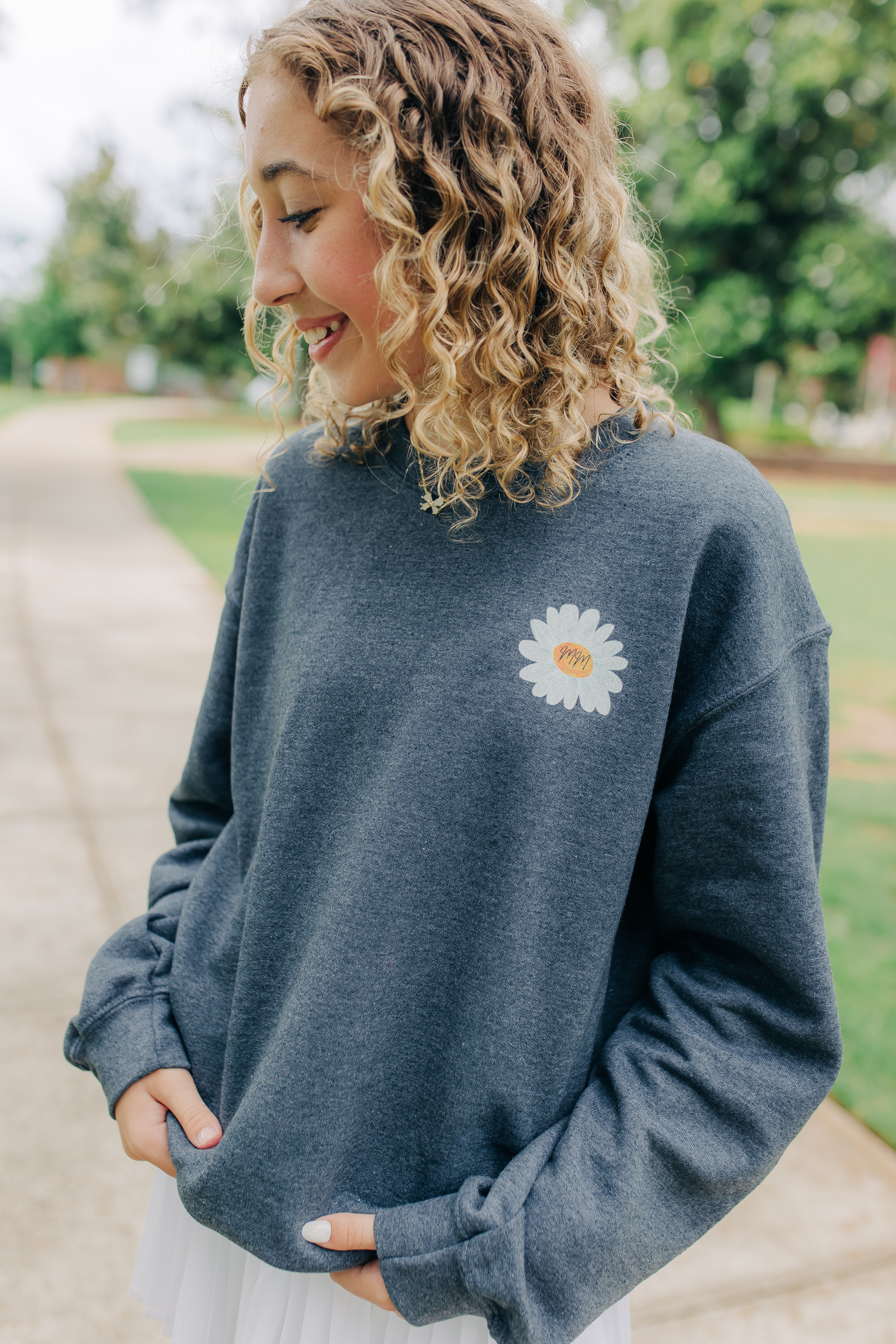 Do Everything With Love Crewneck Sweatshirt product thumbnail image