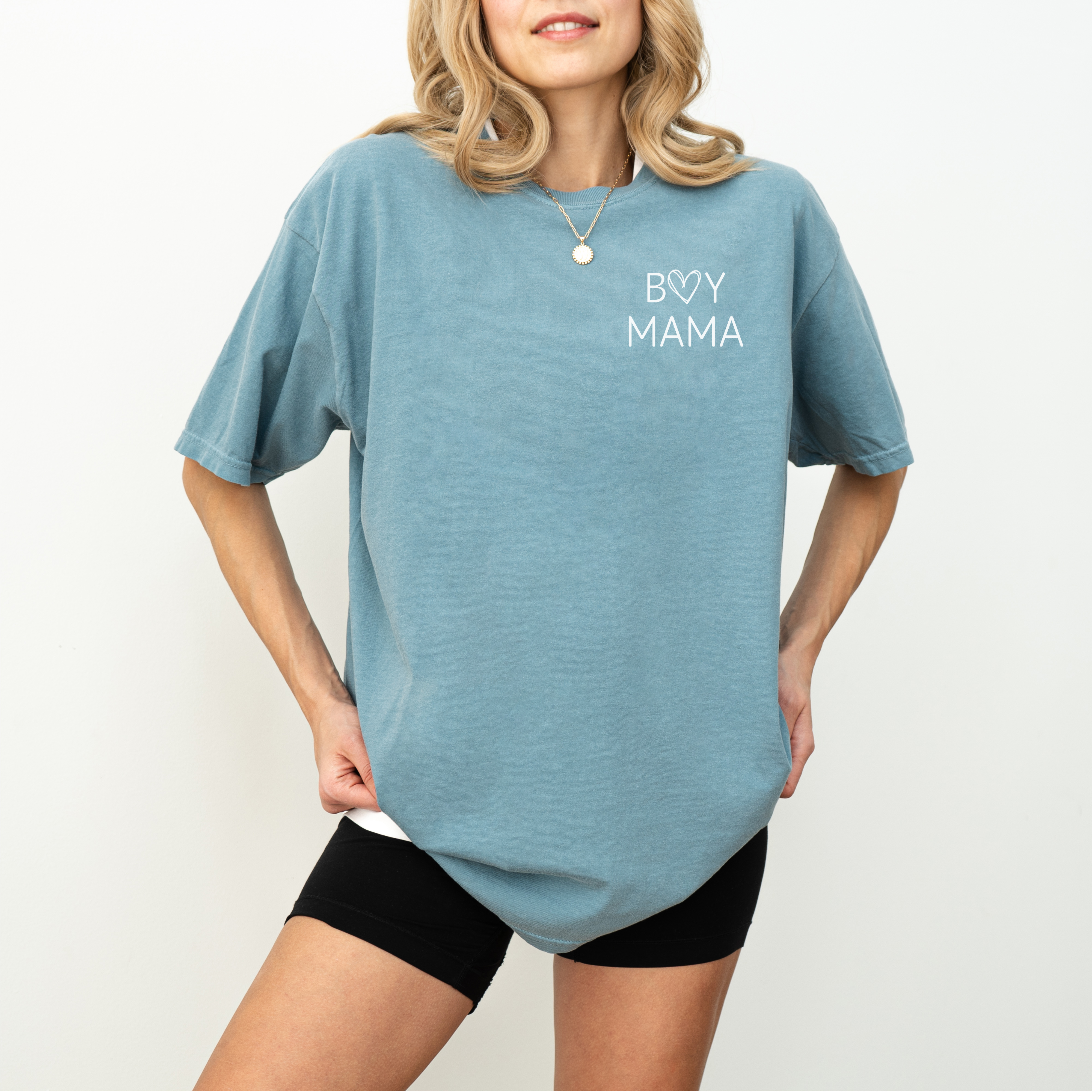 Boy Mama | Comfort Colors Tshirt product thumbnail image Boy Mama | Comfort Colors Tshirt product thumbnail image
