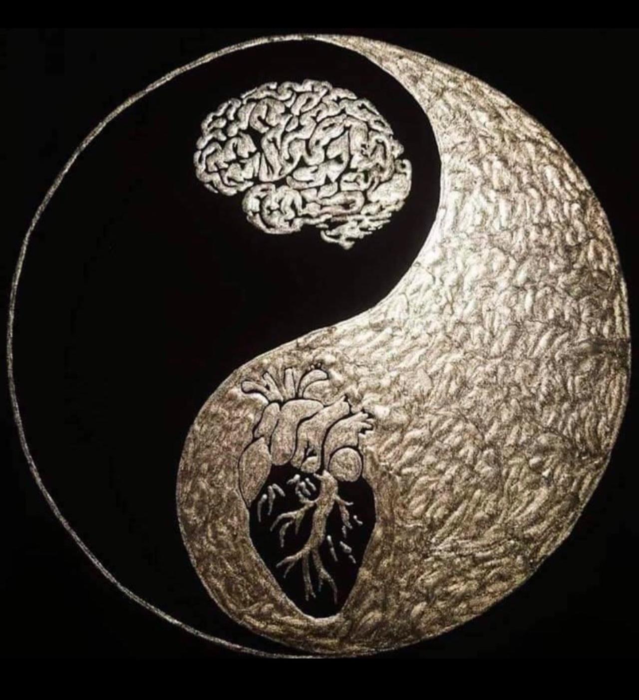 Unisex Heavy Blend™ Hooded Sweatshirt The Cosmic Ying And Yang of Brains and Heart product thumbnail image Unisex Heavy Blend™ Hooded Sweatshirt The Cosmic Ying And Yang of Brains and Heart product thumbnail image