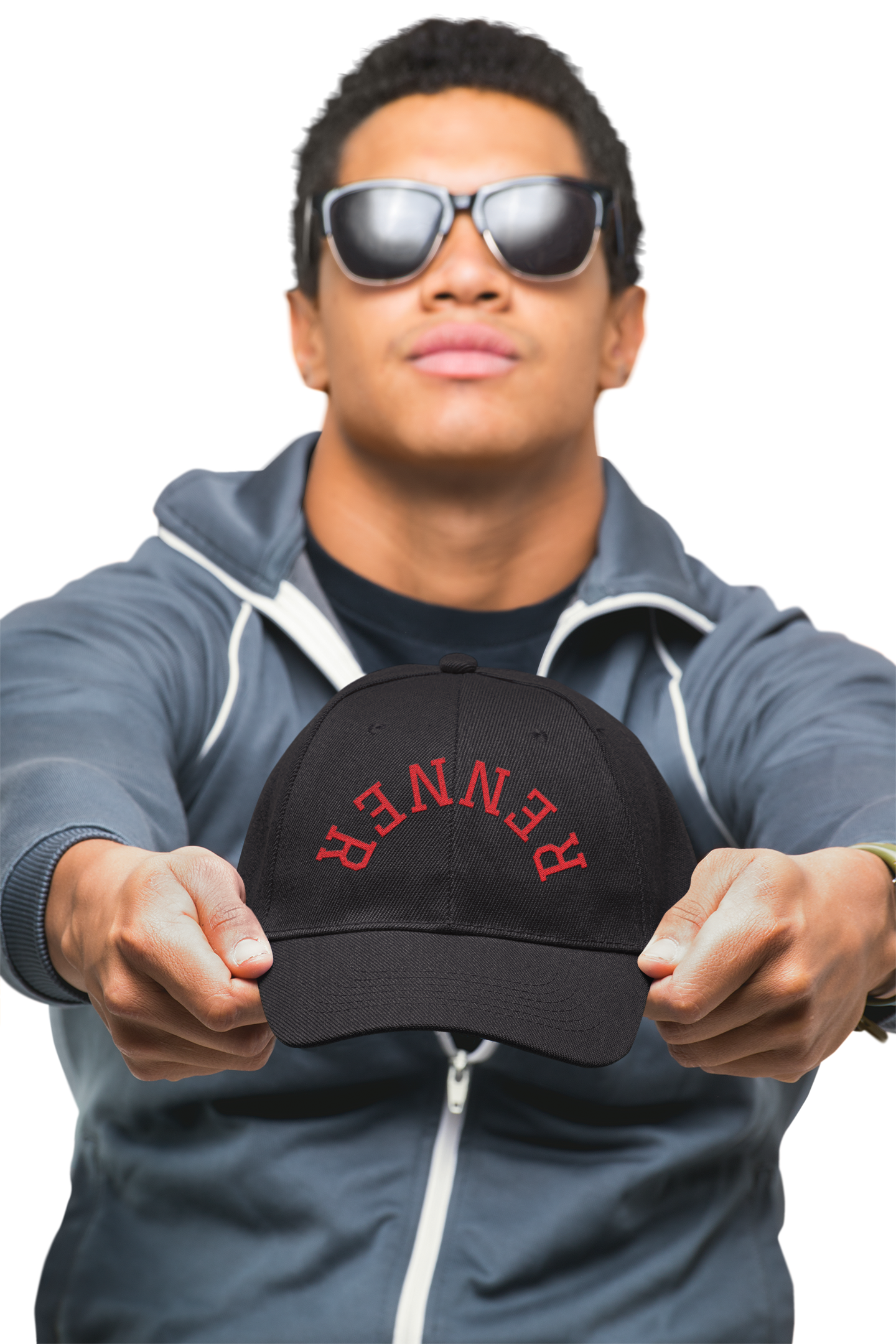 Renner Snapback Hat - Flat Bill Hat Upside Down Renner Style