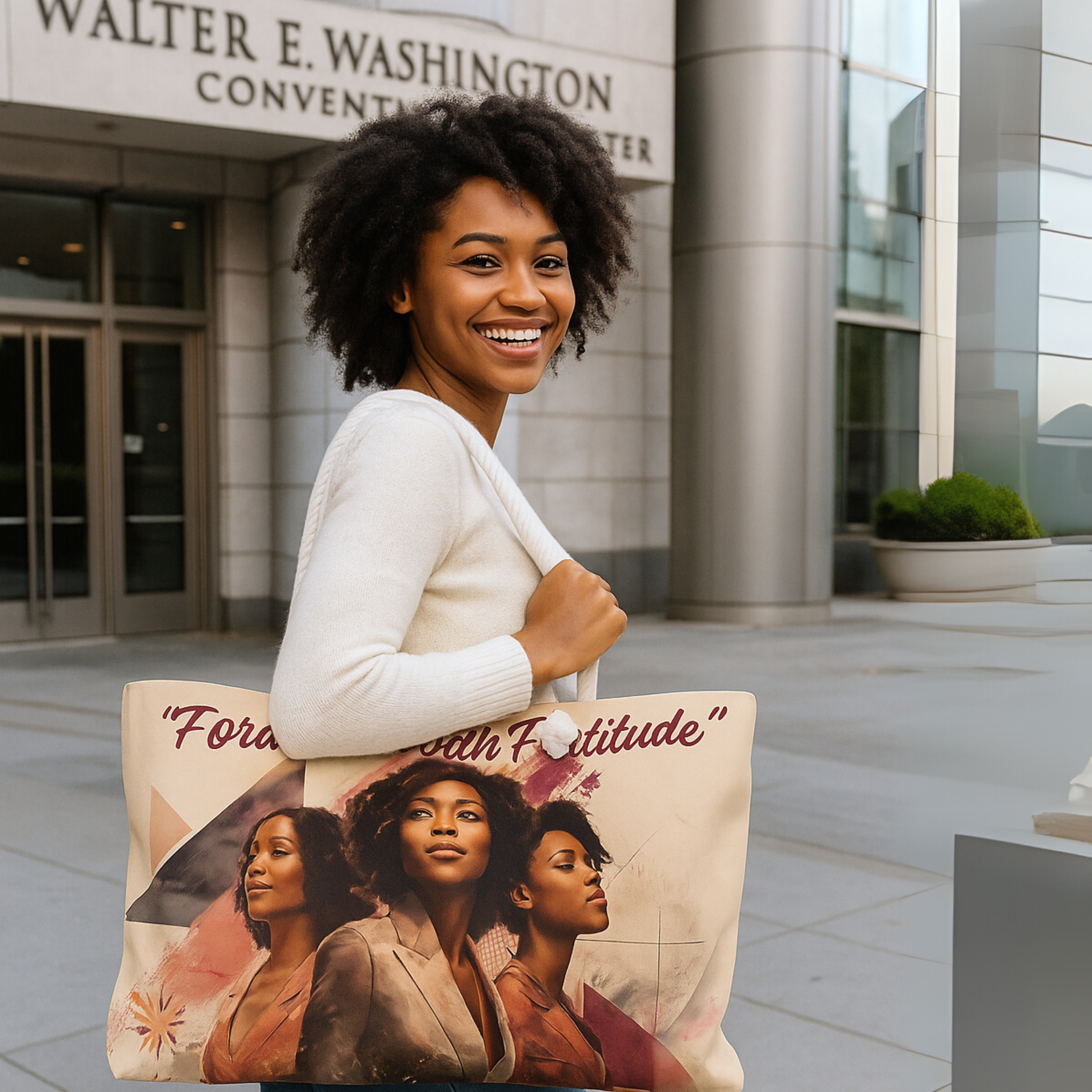 Custom Stylish Weekender Bag commemorating the 57th National Convention of DST in Washington, DC!