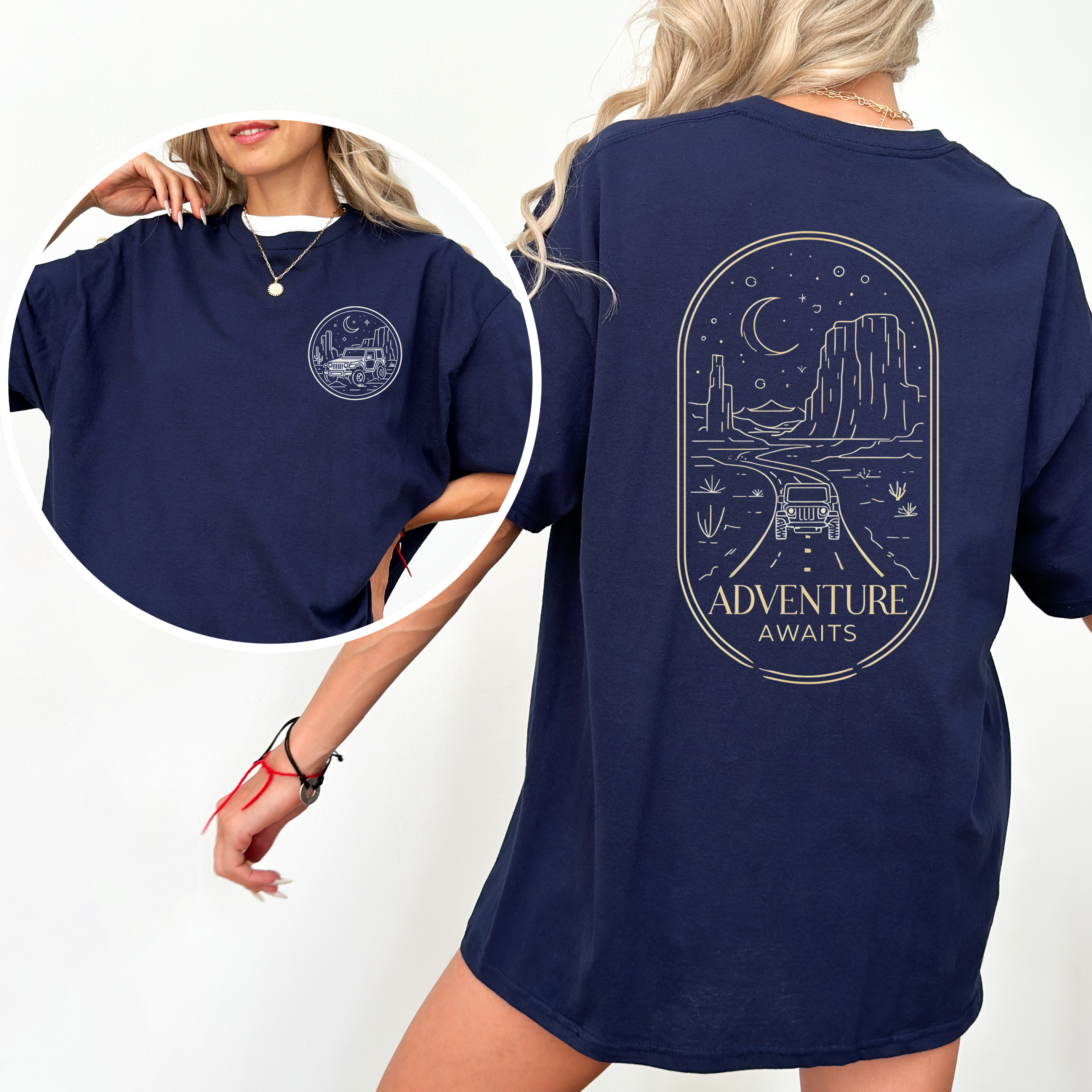 Adventure Awaits | Softstyle T-Shirt product thumbnail image Adventure Awaits | Softstyle T-Shirt product thumbnail image