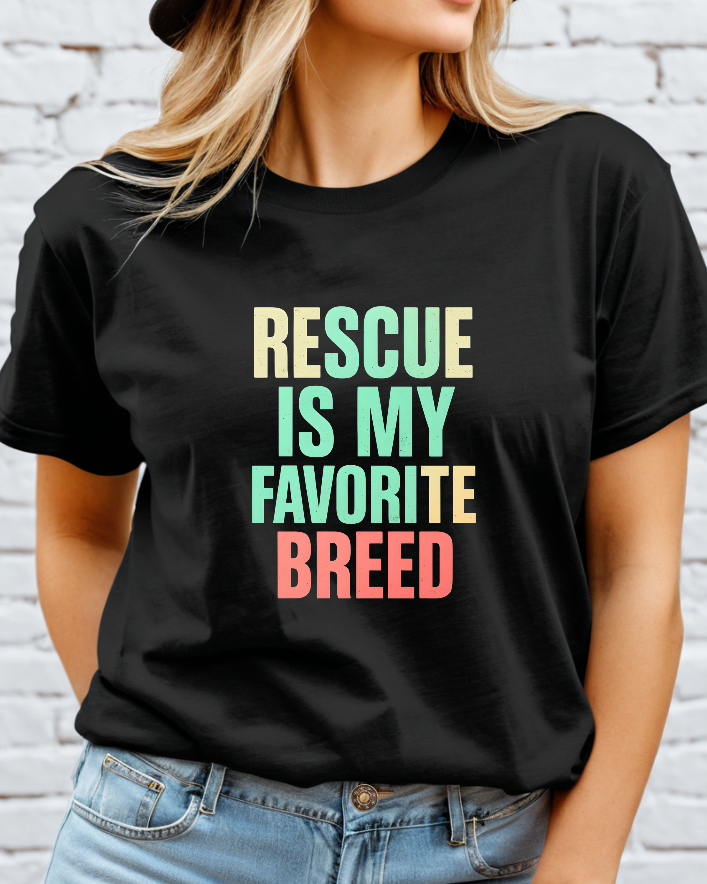 Rescue Dog Lover Tee | Cute Animal Rescue Shirt, Dog Adoption Gift, Funny Pet Owner Tee, Casual Wear, Animal Rights Awareness product thumbnail image Rescue Dog Lover Tee | Cute Animal Rescue Shirt, Dog Adoption Gift, Funny Pet Owner Tee, Casual Wear, Animal Rights Awareness product thumbnail image